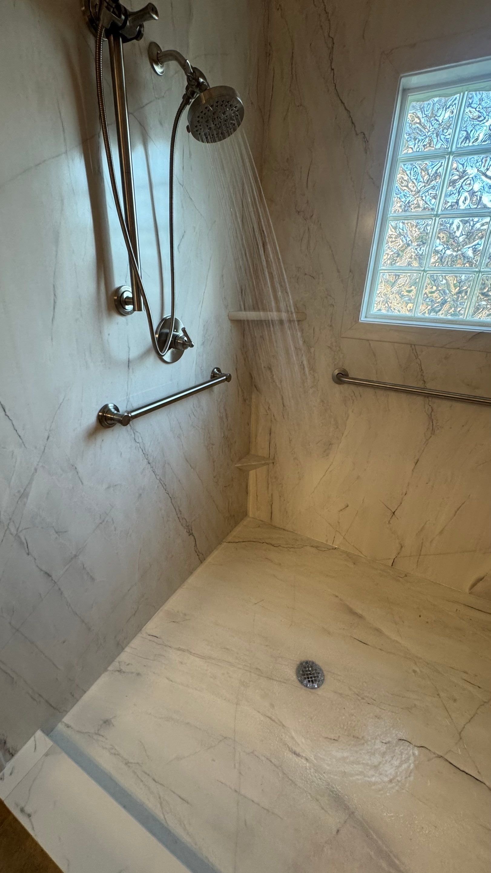 Shower remodel in Canyon Lake by Lane Lauritsen - The Hill Country, Texas