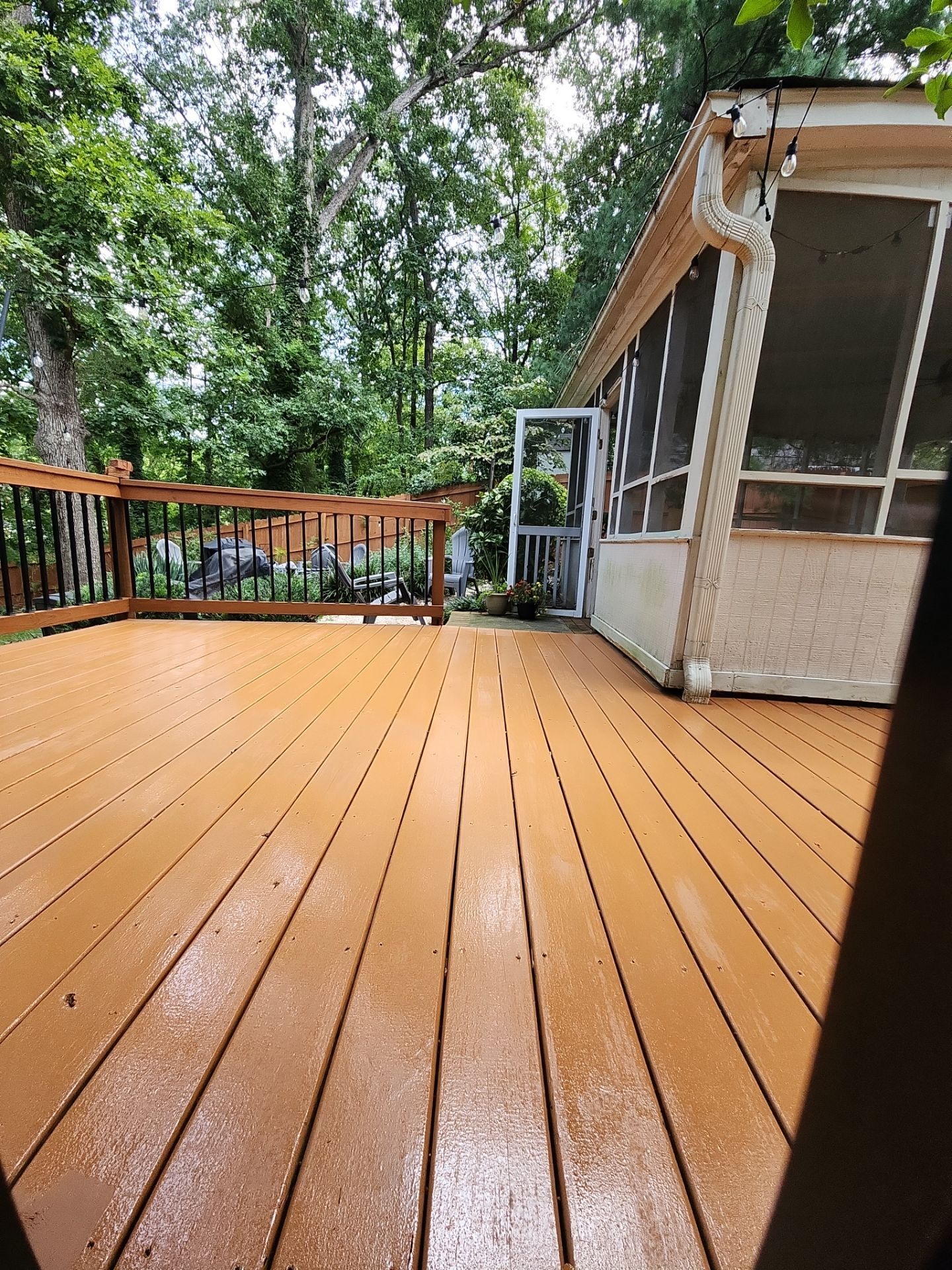 Weathered Deck using AcryFin and Stain by DuraSeal