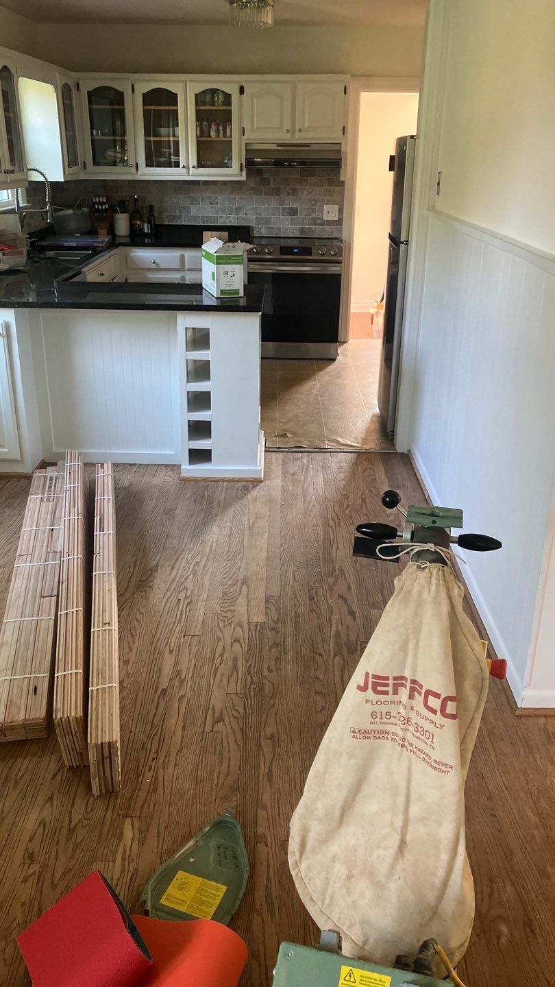 Hardwood Repair and Refinish by Footprints Floors of Nashville