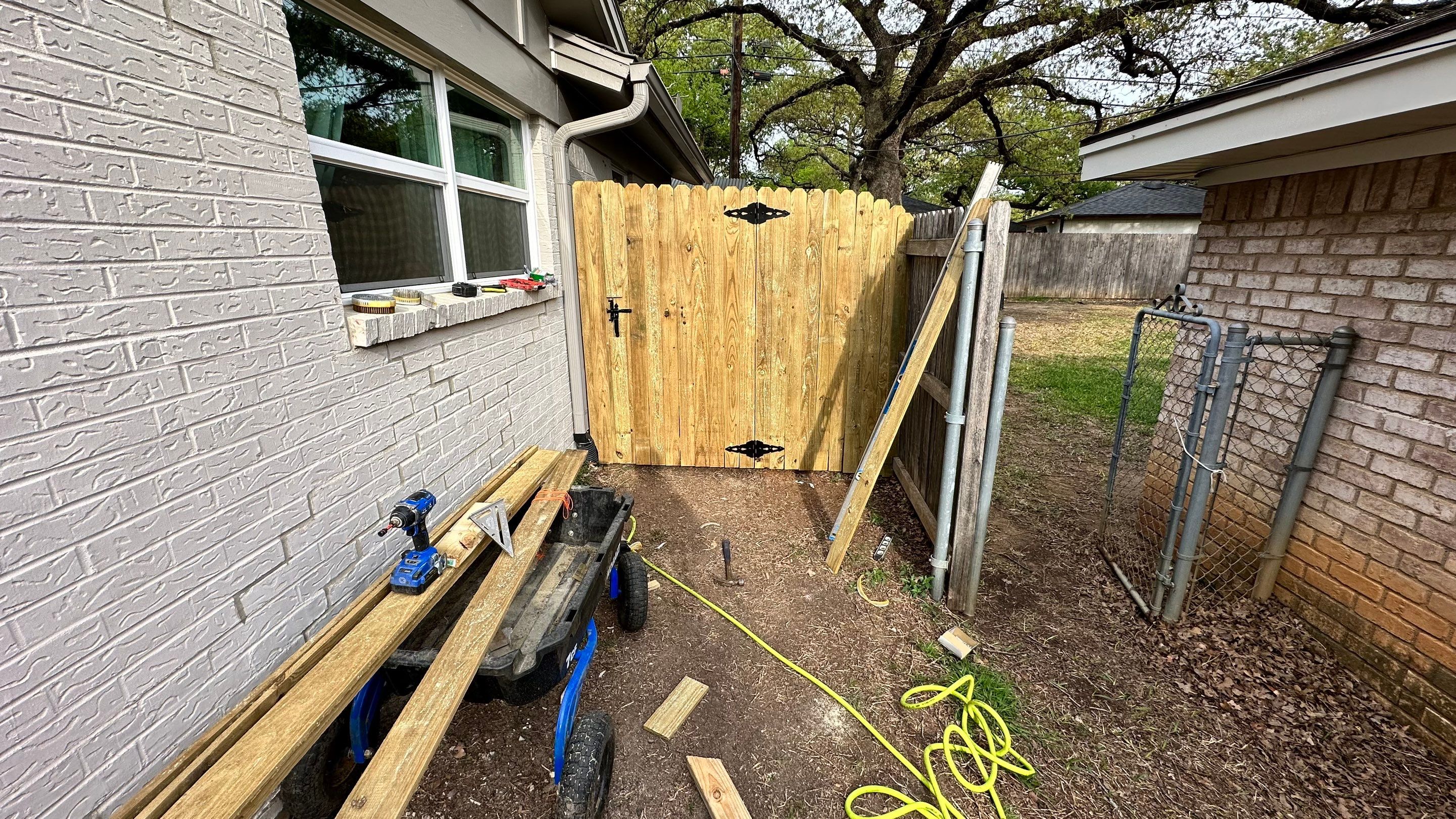 Pressure Washing & New Fence with Gate by Get Stoked Renovations