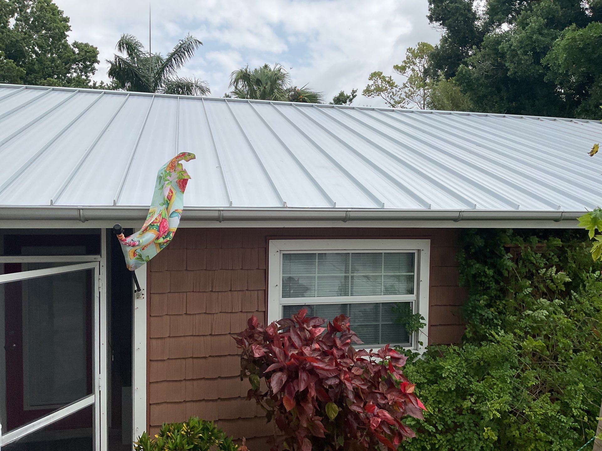 Half-Round Aluminum Gutters in North Fort Myers FL by Gutter Professors