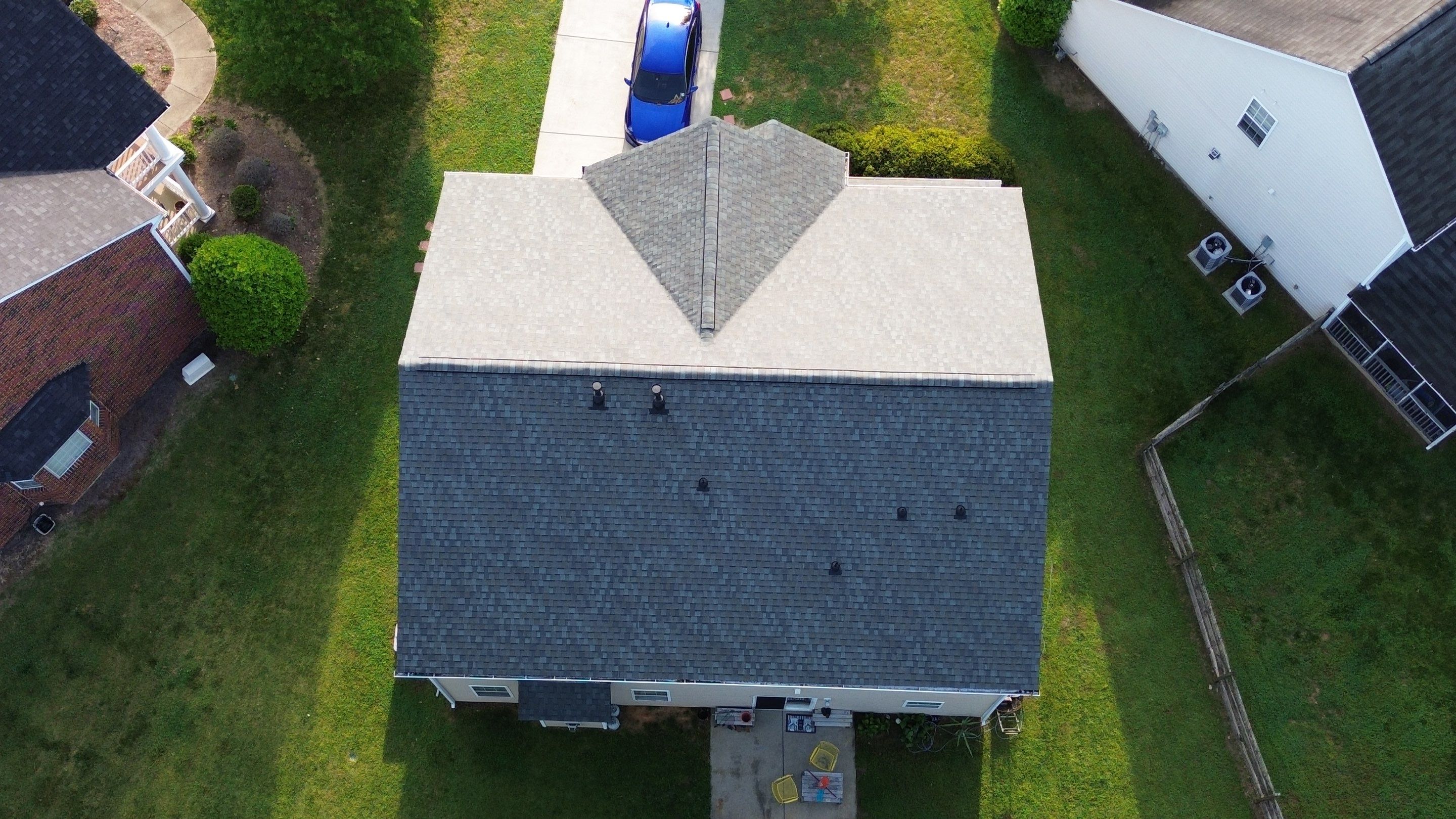 Roof replacement by hail and wind damage by Just Brilliant Restoration JBR