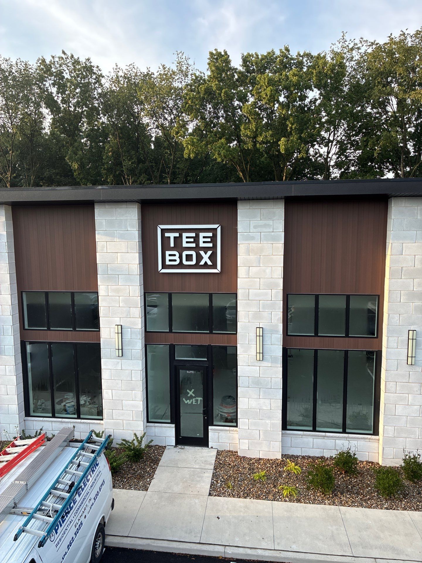 Custom Channel Letter Signage for TeeBox New Build in Granger by Hayes Design co