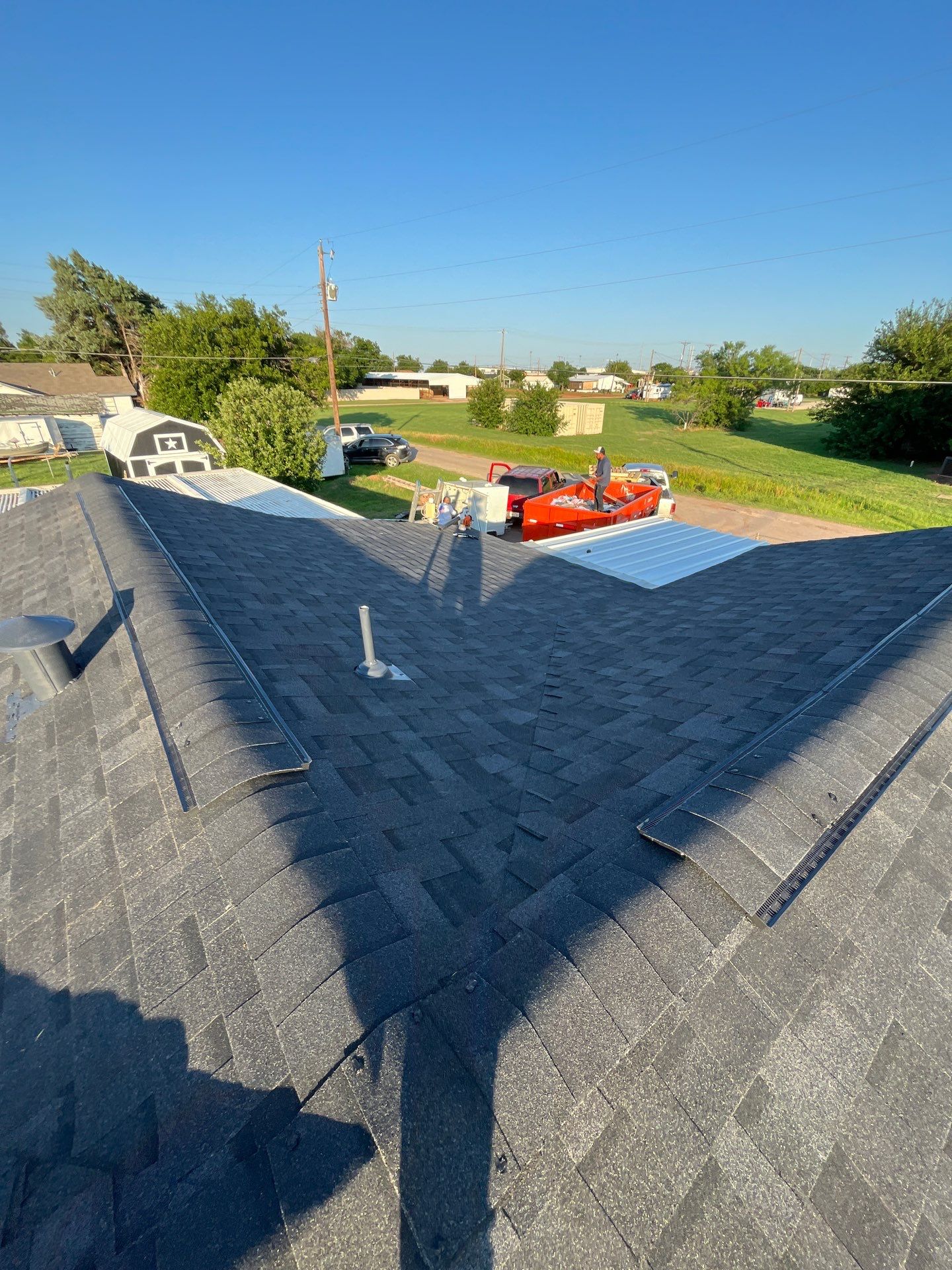 Reroof with Full Redeck by Berry Good Roofing 