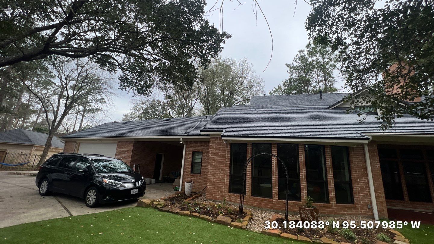 Residential Roof Replacement using Davinci Province Slate Shingles by Elite Roofing LLC
