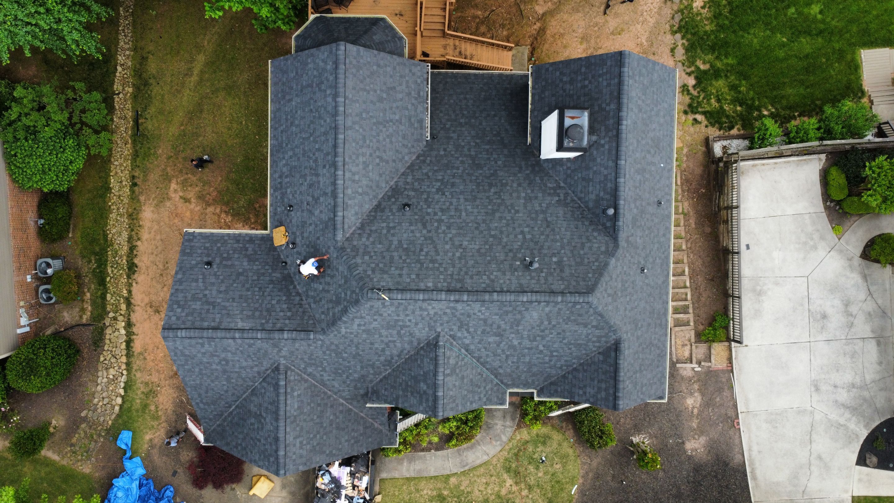 Alpharetta, GA Roof Replacement CertainTeed Landmark Pro Charcoal Black by Reset Roofing