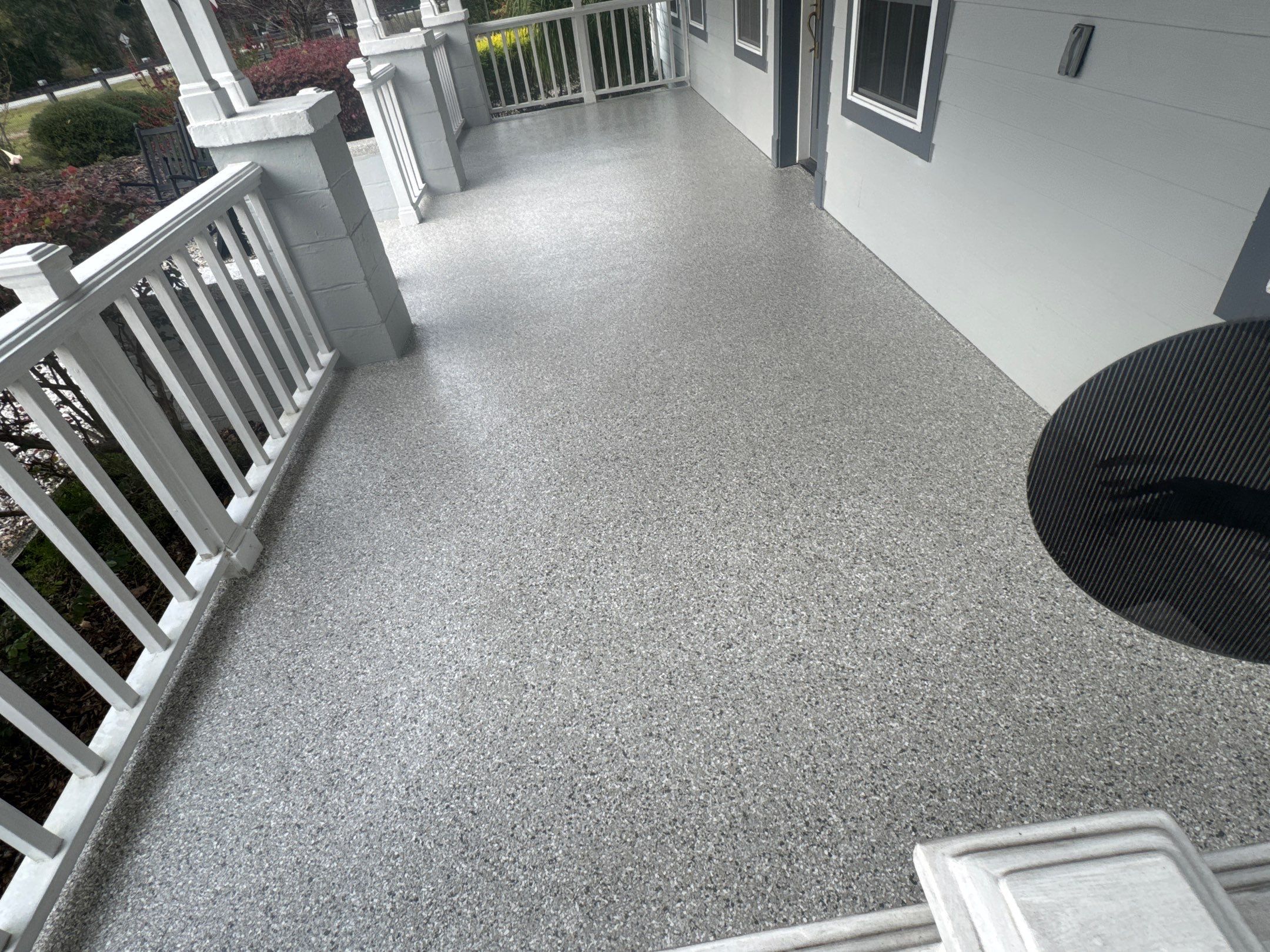 Front Porch in Newberry, Fl in Mount Everest by Cross Creek Concrete Coatings