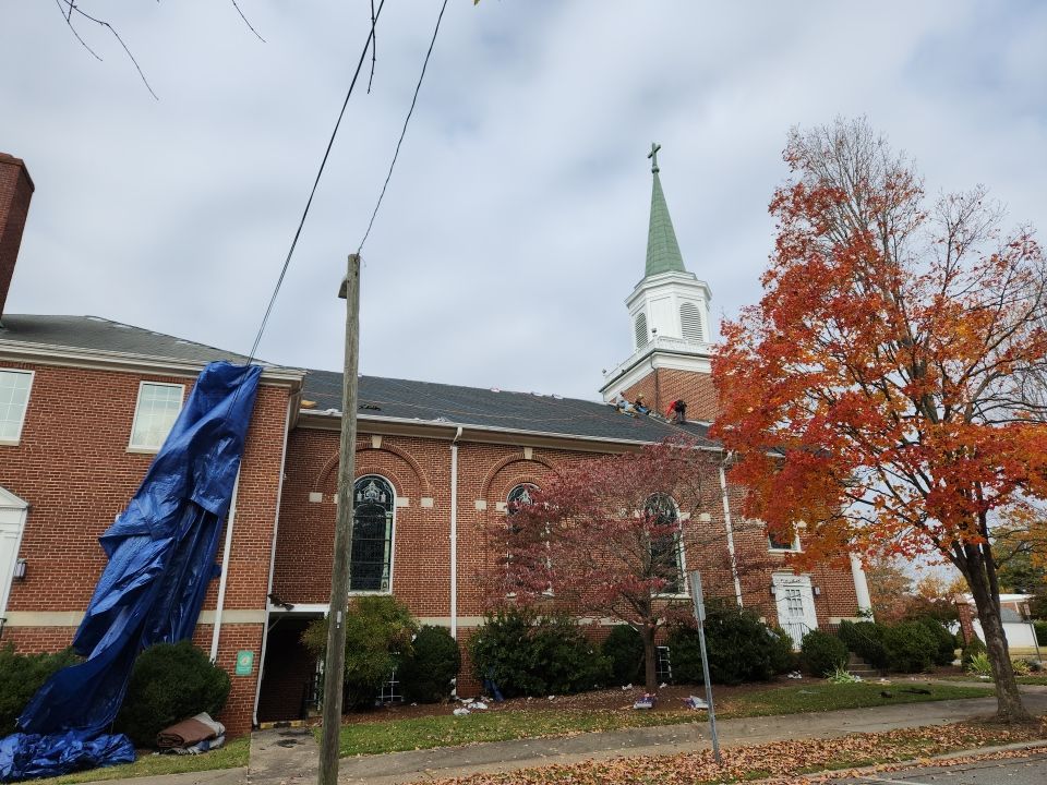 Mebane United Methodist Church by Just In Time Roofing and Restoration