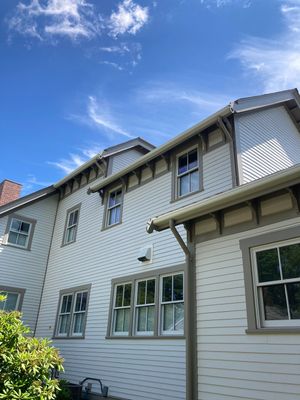 Sandwich, MA Gutter Installation using 4x5 FiberGlass Gutter