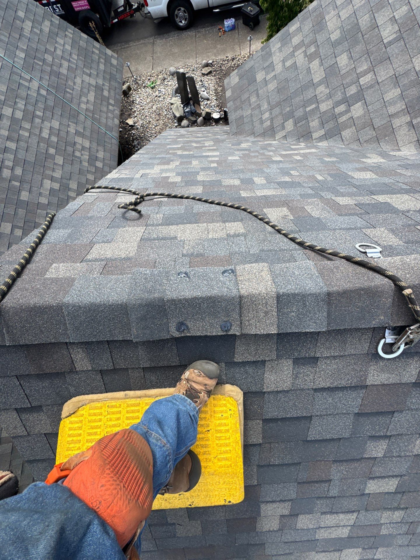 Complete Architectural Shingle Reroof and OSB Decking Repair in Eugene by BEST Roofing & Waterproofing