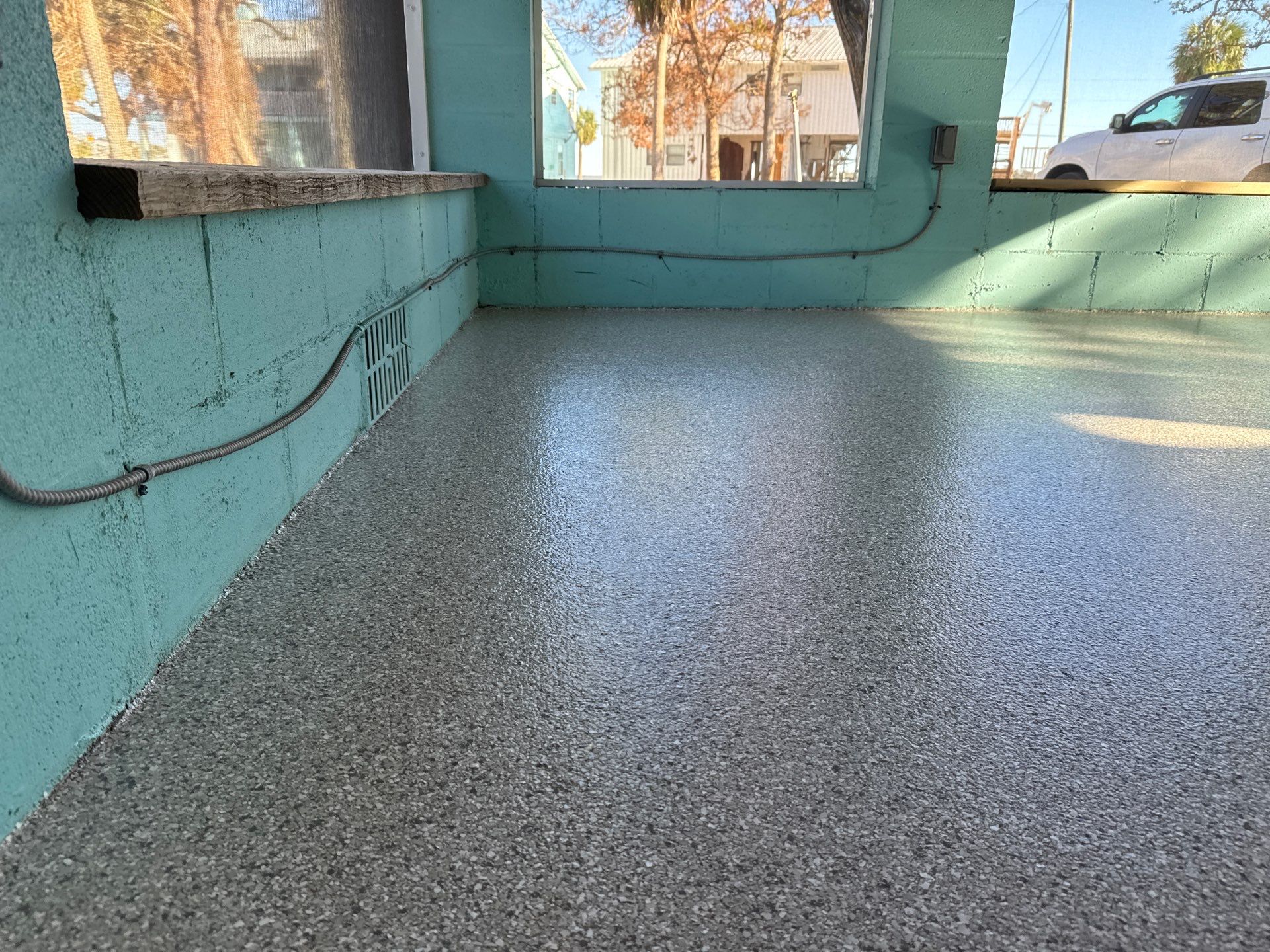 Interior  in Cedar Key, FL in Mount Everest by Cross Creek Concrete Coatings