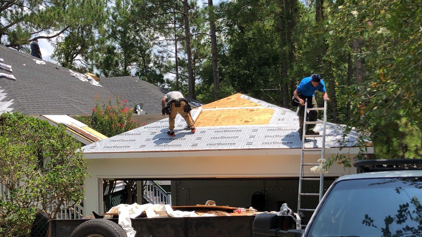 Residential Roofing Installation using Roof Replacement by American Roofing & Construction LLC
