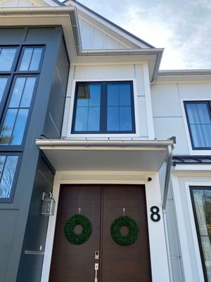 Gutter Installation using 6" Half Round Galvalume Gutter in Wayland, MA
