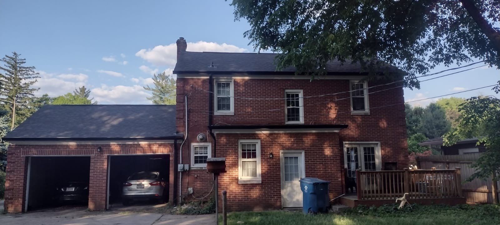 Oakridge Onyx Black and Black Gutters by 317 Roofing & Restorations