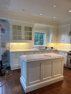 Water Damage Repairs in Luxury Kitchen and Primary Bathroom 