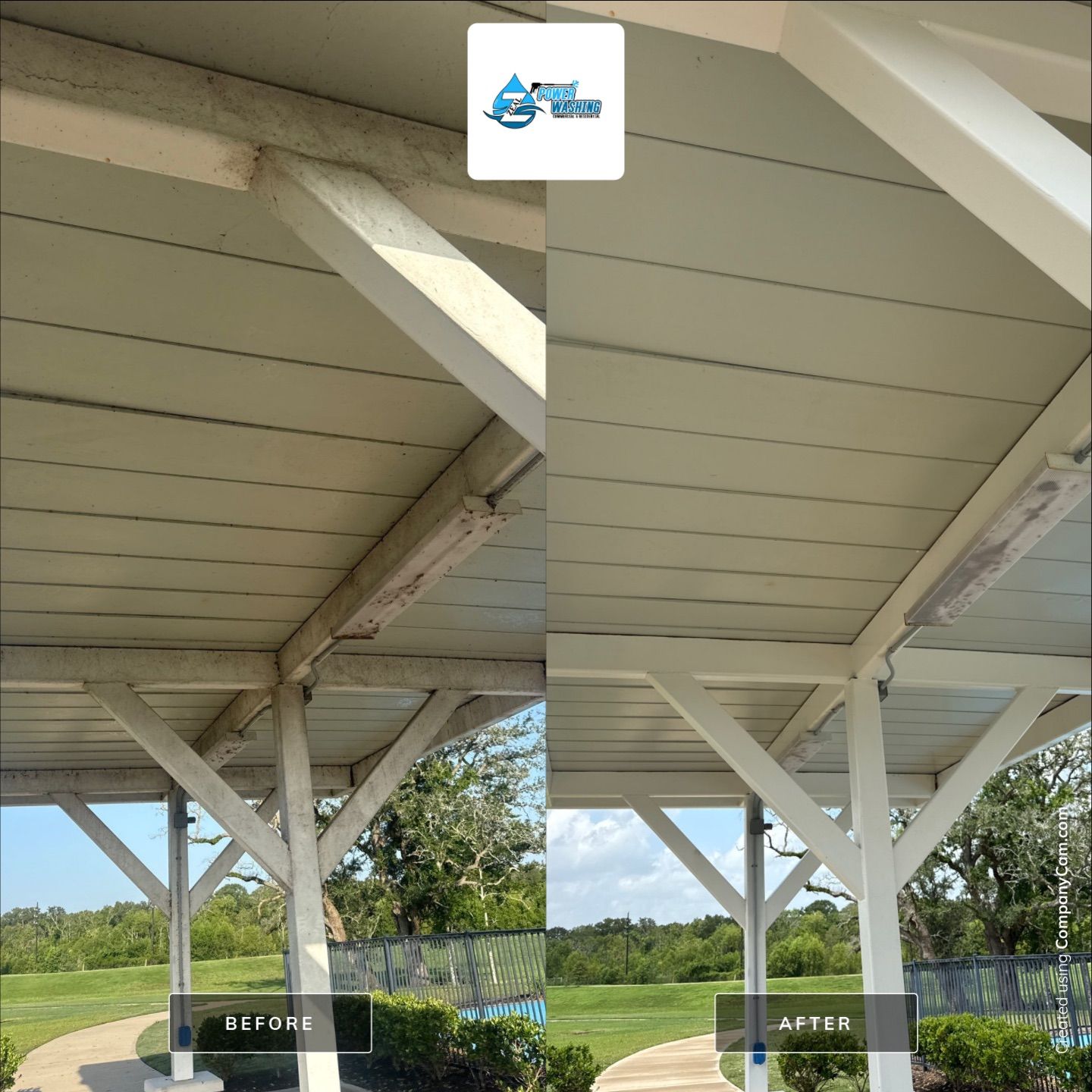 Commercial Concrete Cleaning for HOA Park by Zeal Power Washing