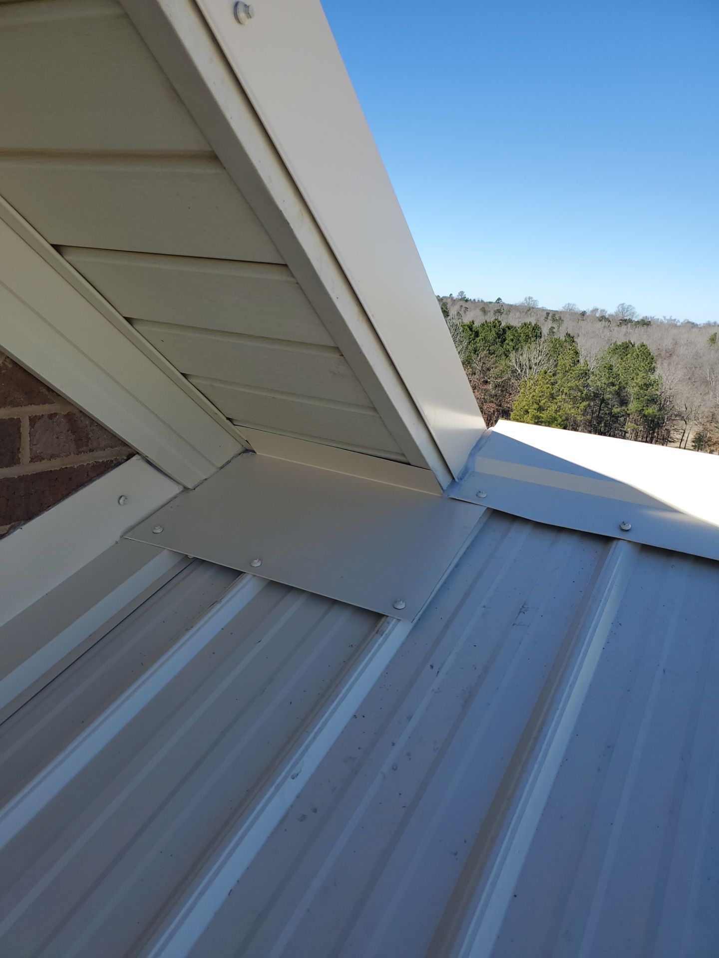 Residential Metal Roof Replacement using Reed's Metals: 26 GA. Colored Residential Metal Panels (Ivory) by Hostetler Roofing