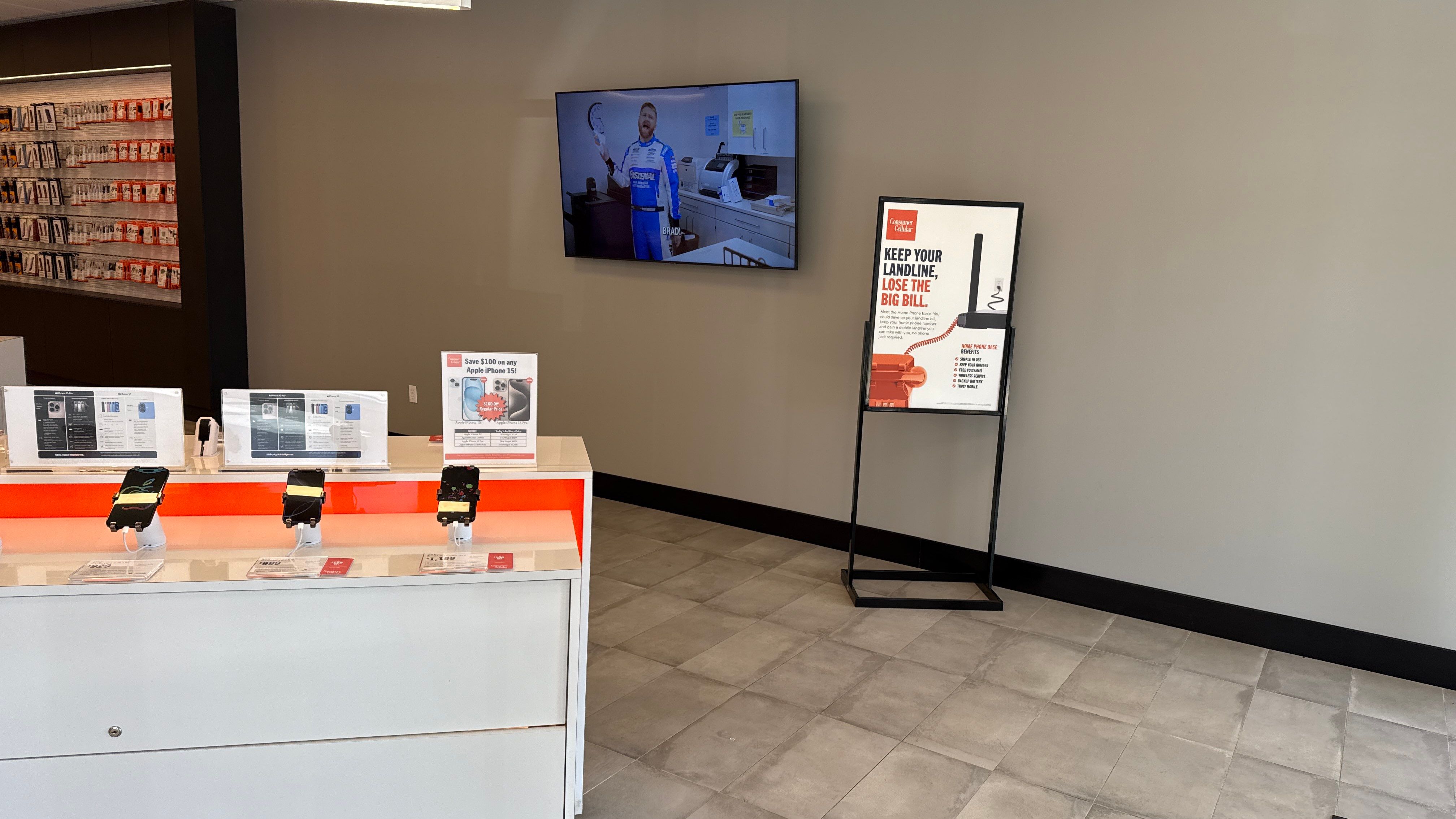 Consumer Cellular Retail Buildout – Security, Networking, Structured Cabling & Access Control – Florida by TeleCommPro
