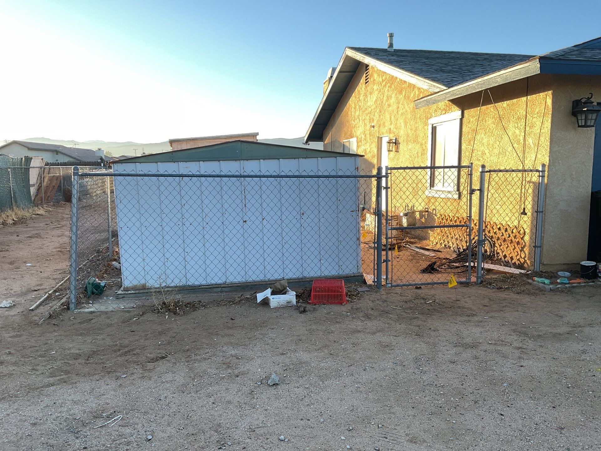 Chain-link gate installation  by Fence Guys Inc. 