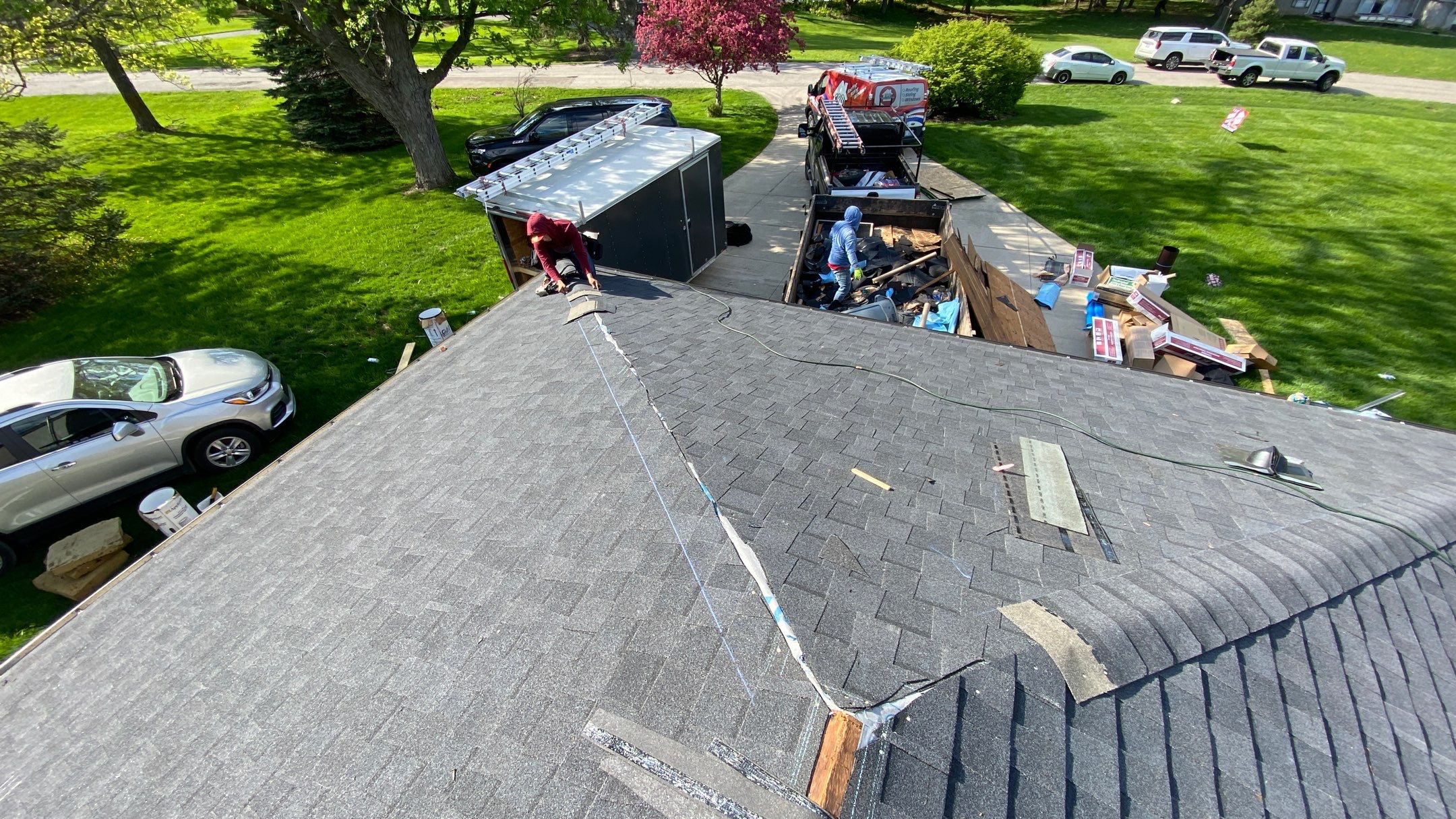 Roof Replacement using CertainTeed Landmark by 180 Contractors