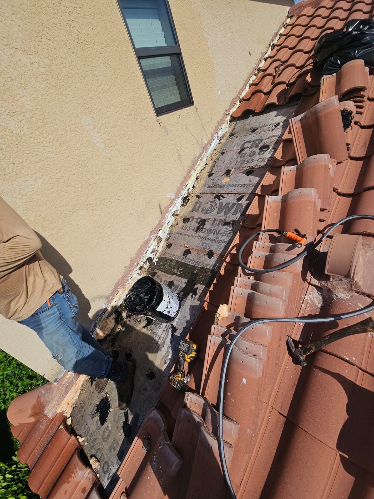 Concrete Tile Roof Repair by Four Peaks Roofing