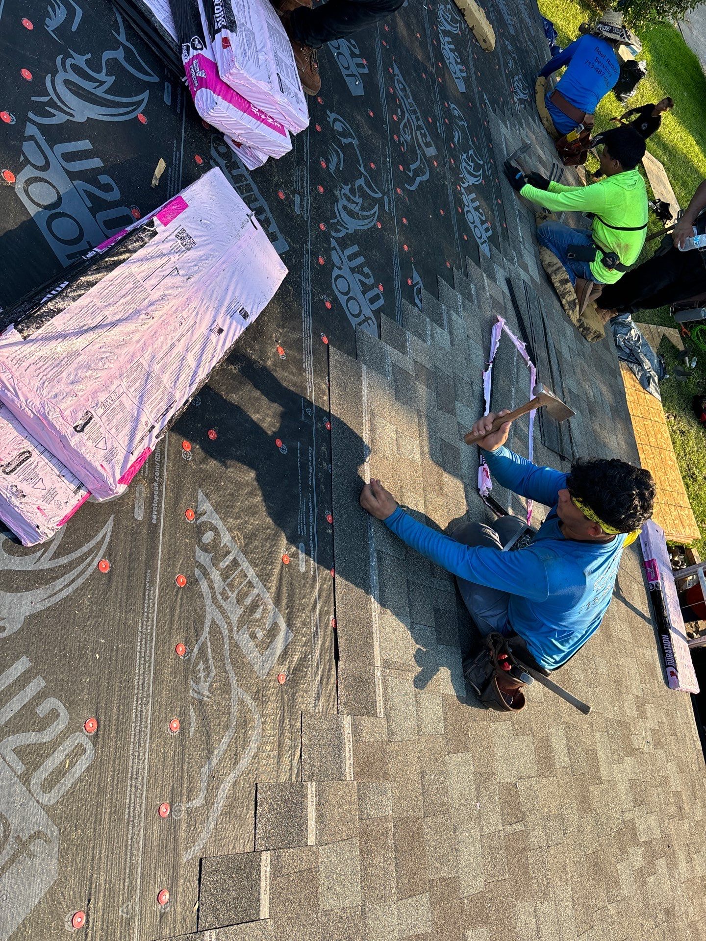 Residential Roofing Repair using Owen's Corning Duration (Lifetime) Shingles by Roof Repair Company