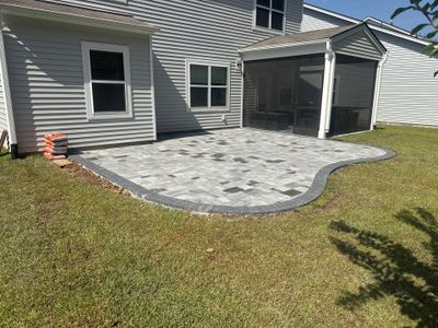 Custom Paver Patio and Landscape Installation in Okatie