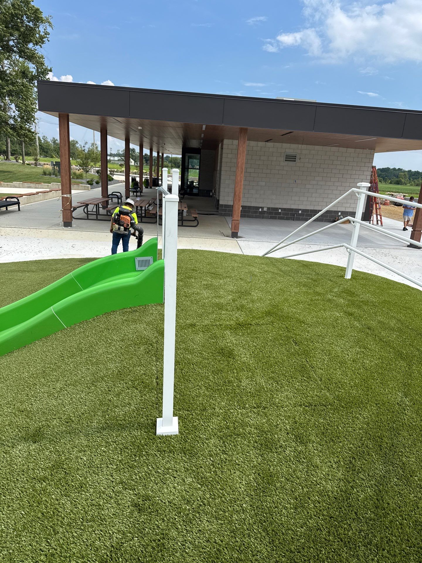 Playground Grass in Newburgh, IN by ForeverLawn NEIN/INDY