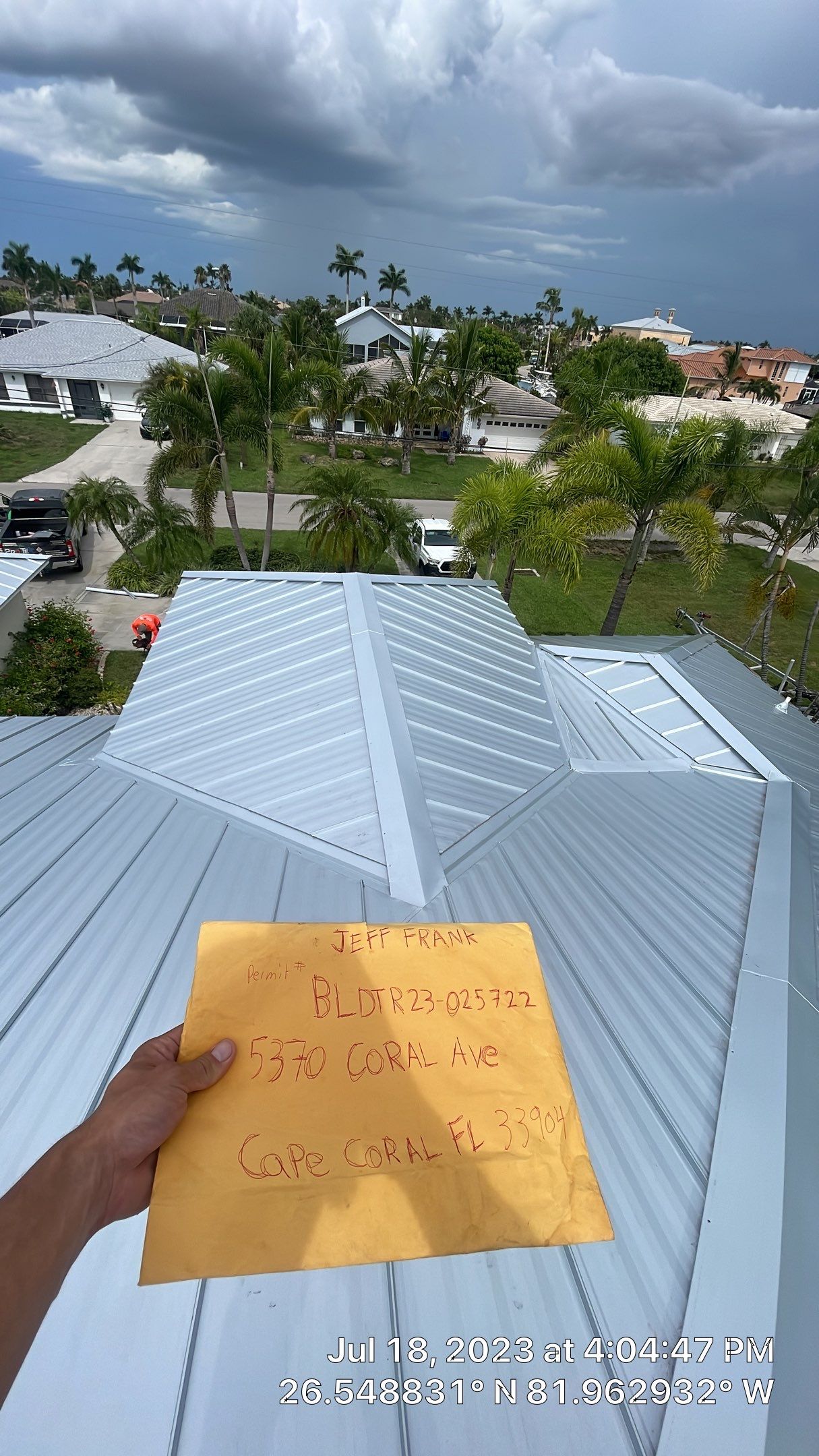 Residential Roofing Installation using Standing Seam Metal by Protek 