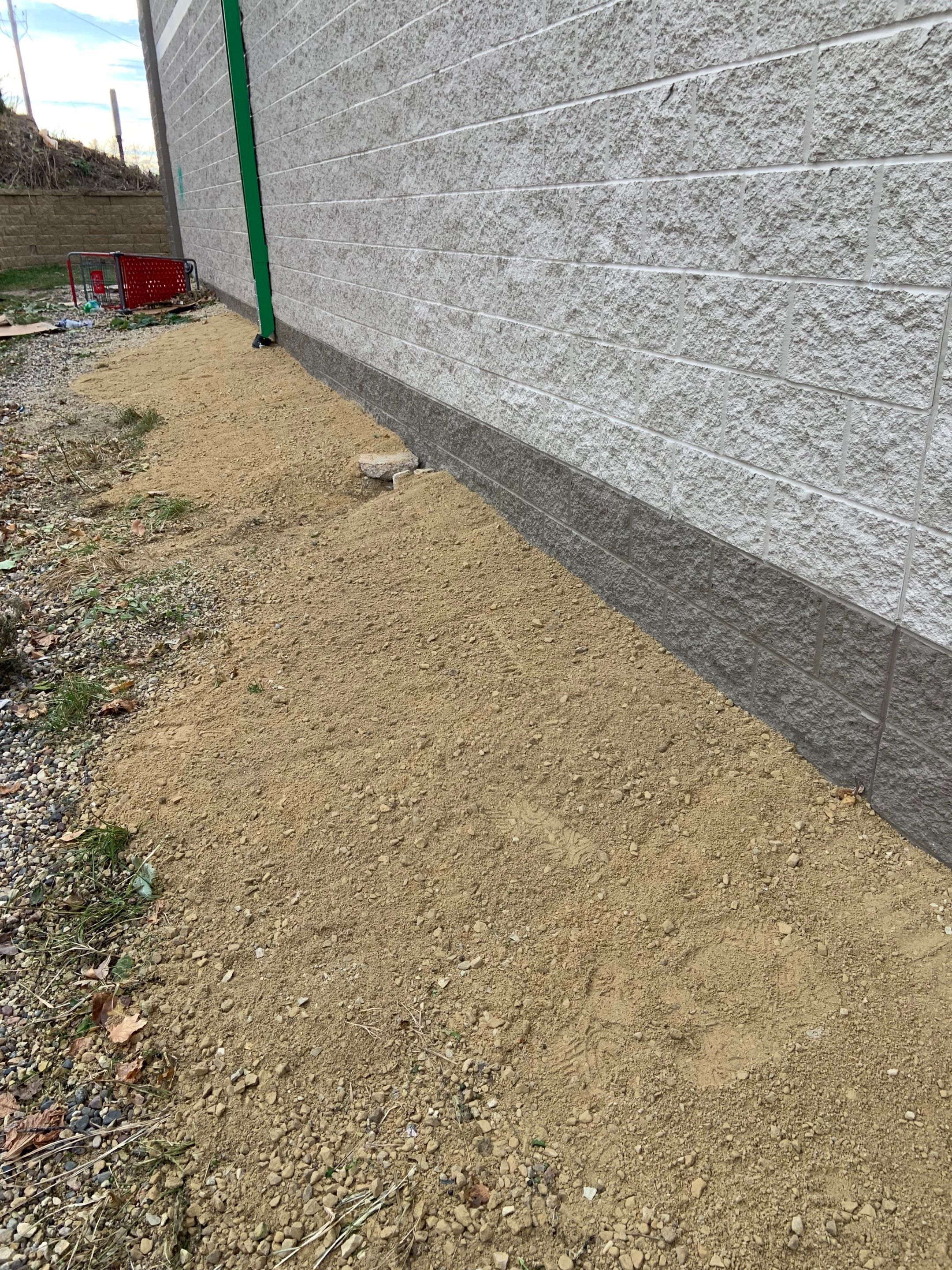 French Drain Installation – Fridley Dollar Tree by Waterproofing Northeast