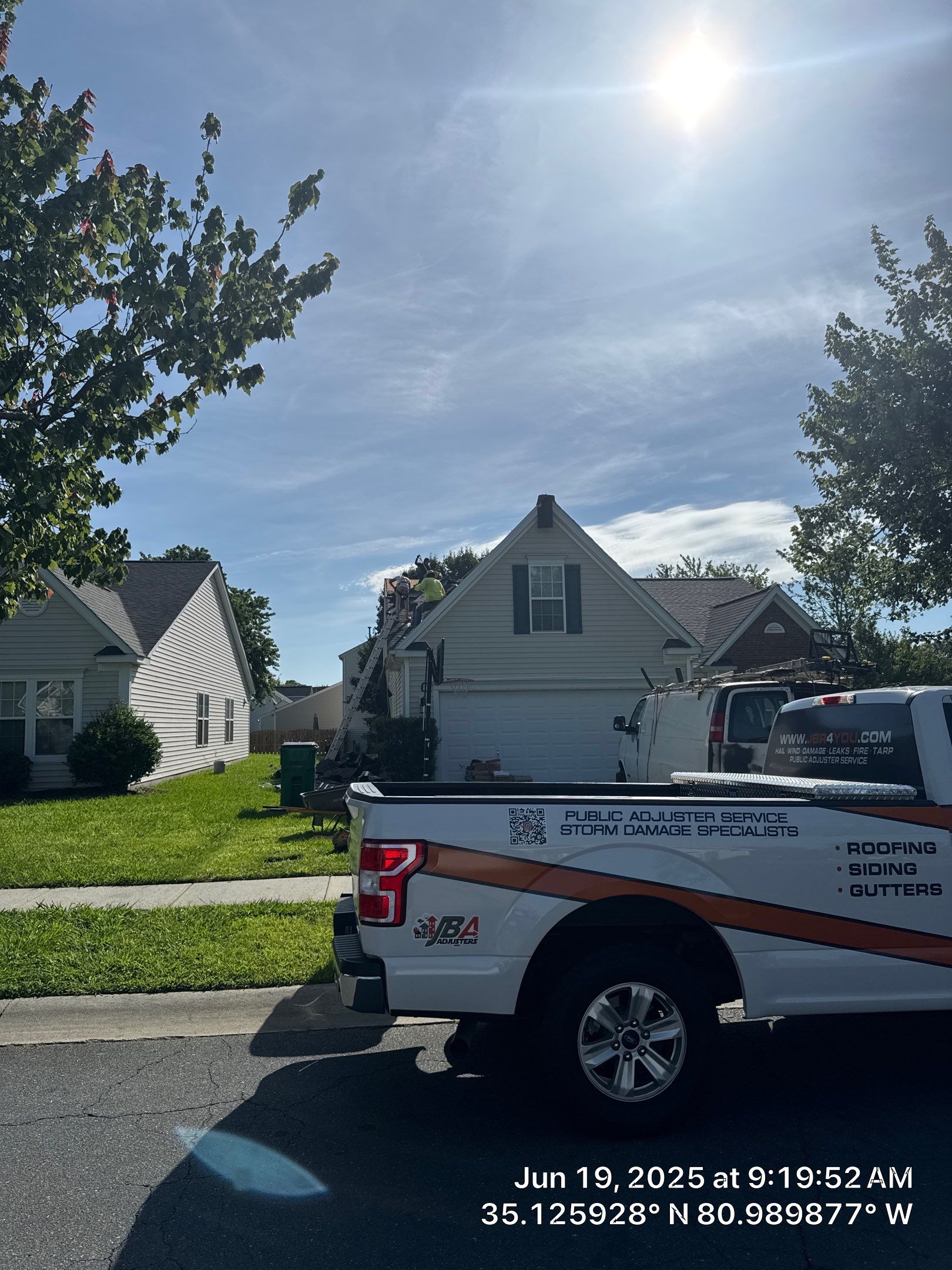 Roof replacement, siding, gutters and interior repair by hail and wind damage by Just Brilliant Restoration JBR