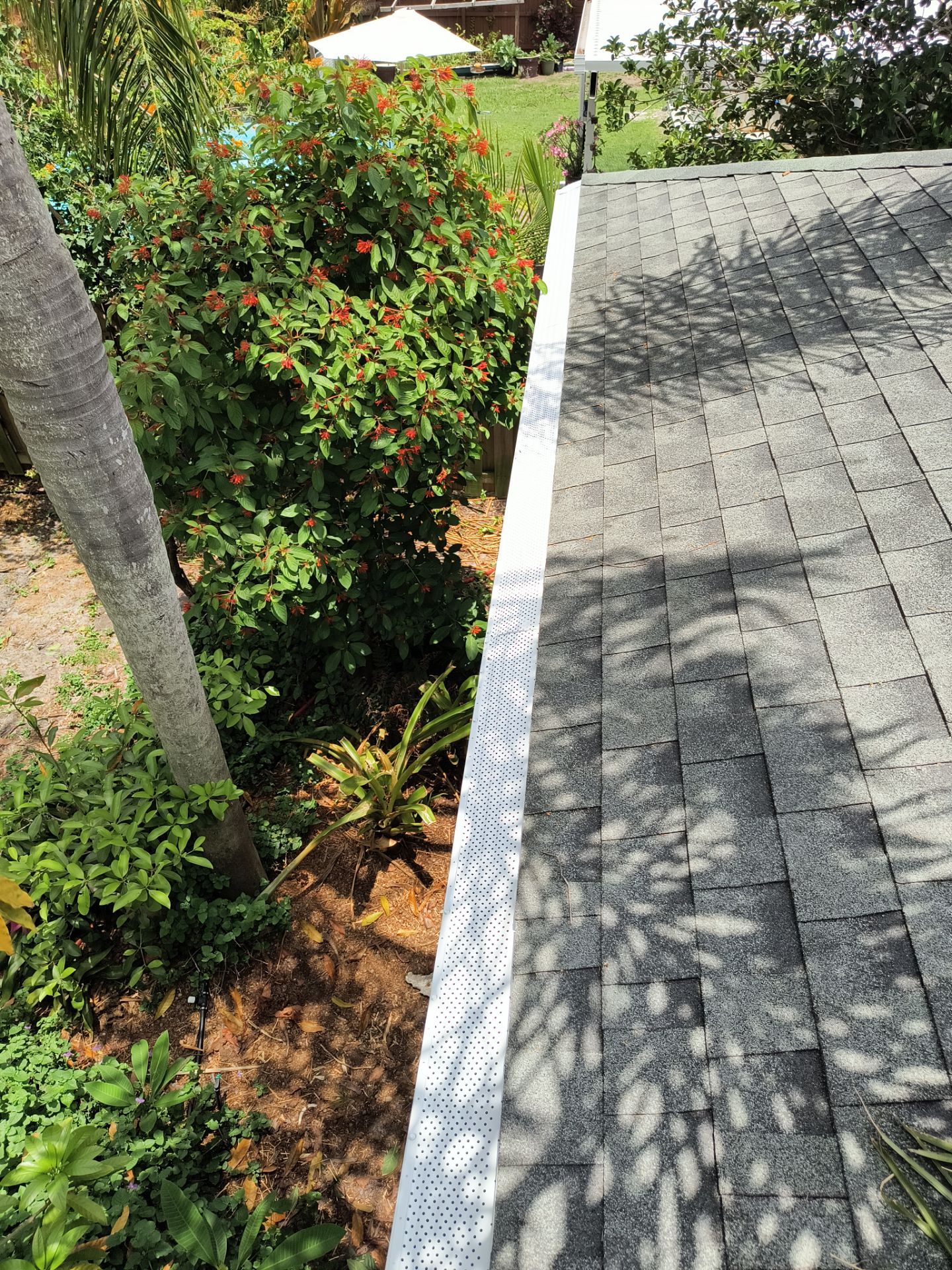 White 6-Inch Seamless Gutters in Sarasota FL by Gutter Professors