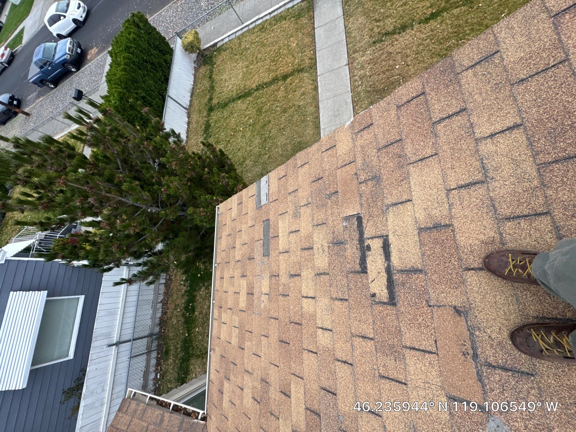 CertainTeed Landmark Architectural Shingle Roof Replacement in Pasco by Alpine Roofing