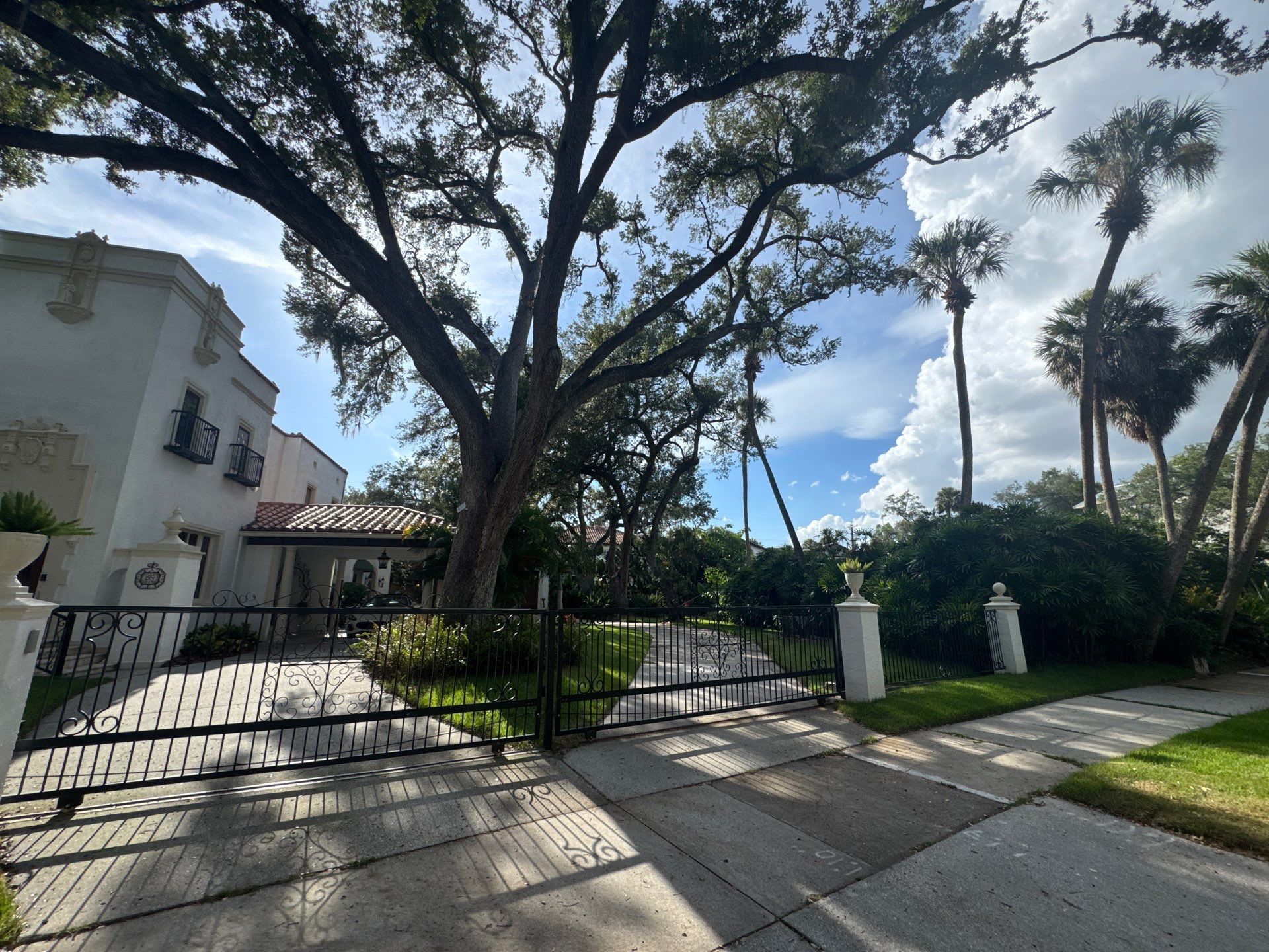 Architectural and Landscape Lighting for Tampa Stucco Estate by Elegant Accents