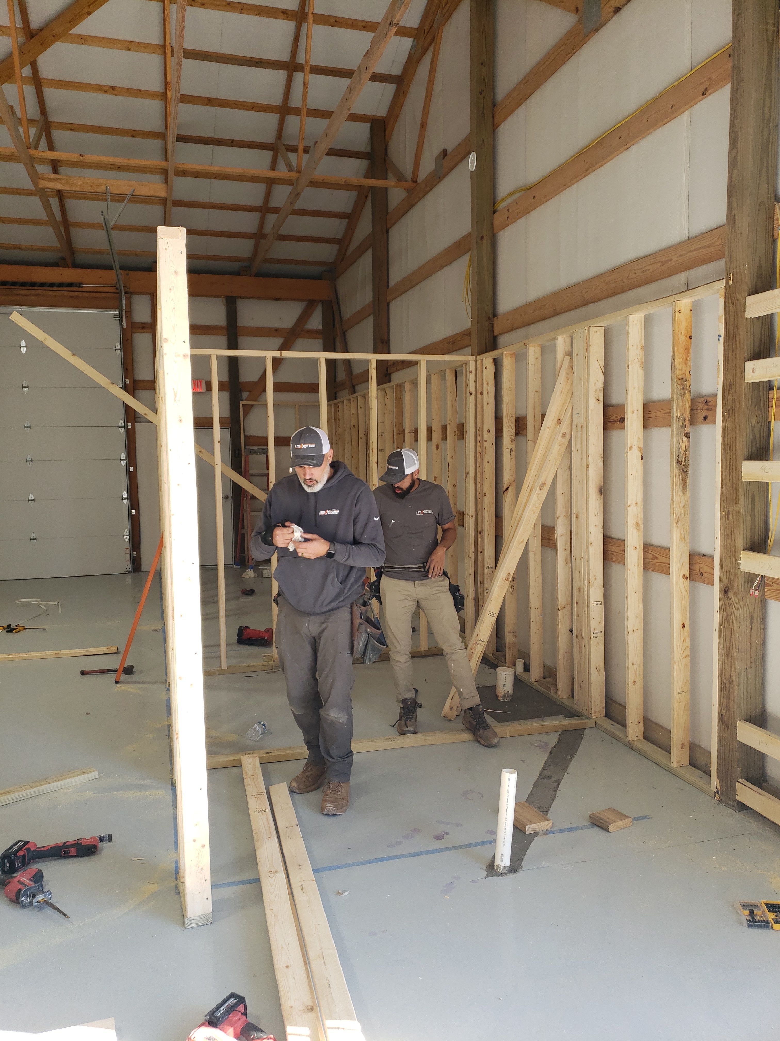 Warehouse Office & Storage Build by A Step Above Handy LLC 