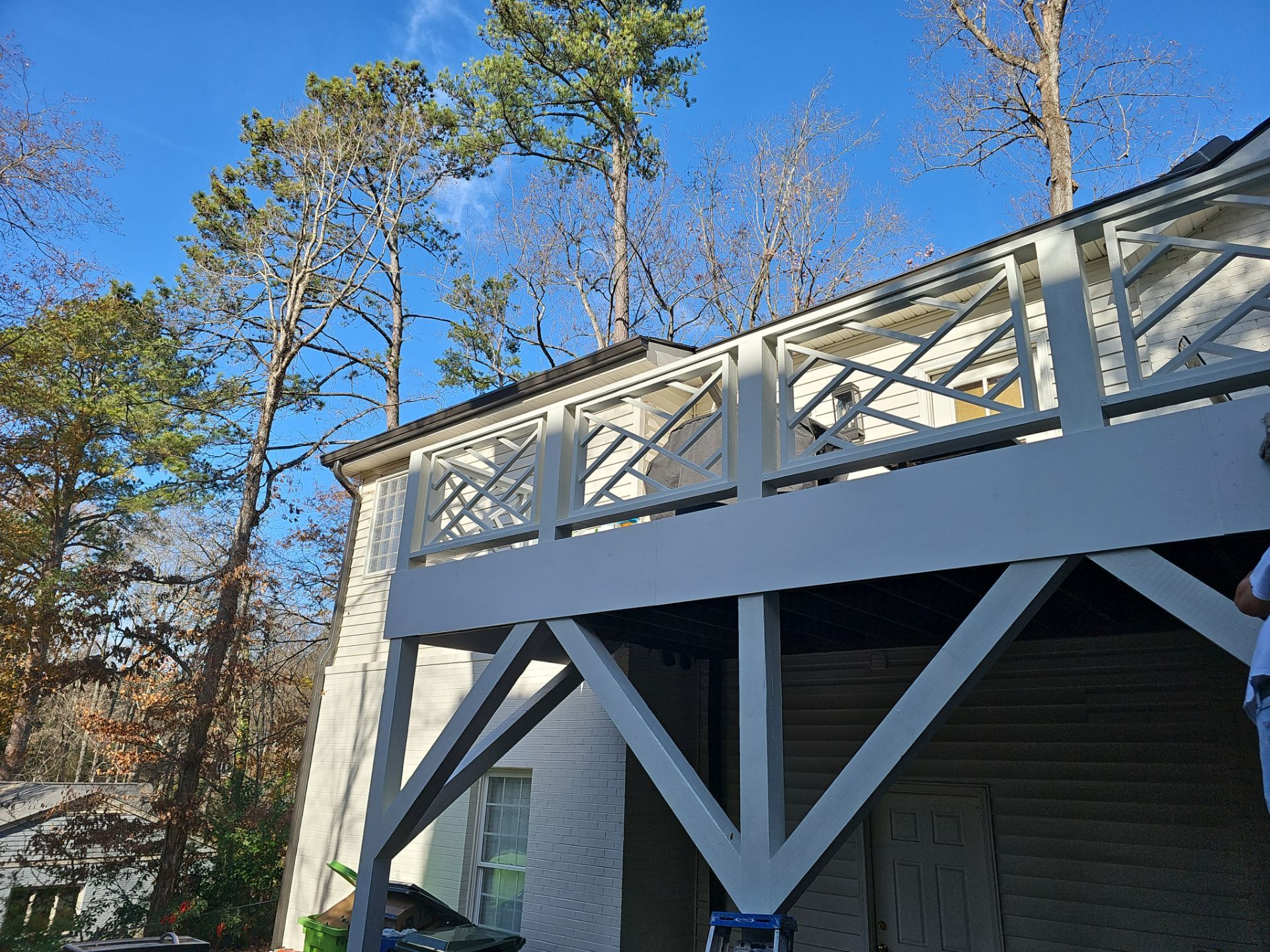 Custom Railings, Deck Support Installation, and Professional Deck Painting by Billy Weatherspoon Contractor