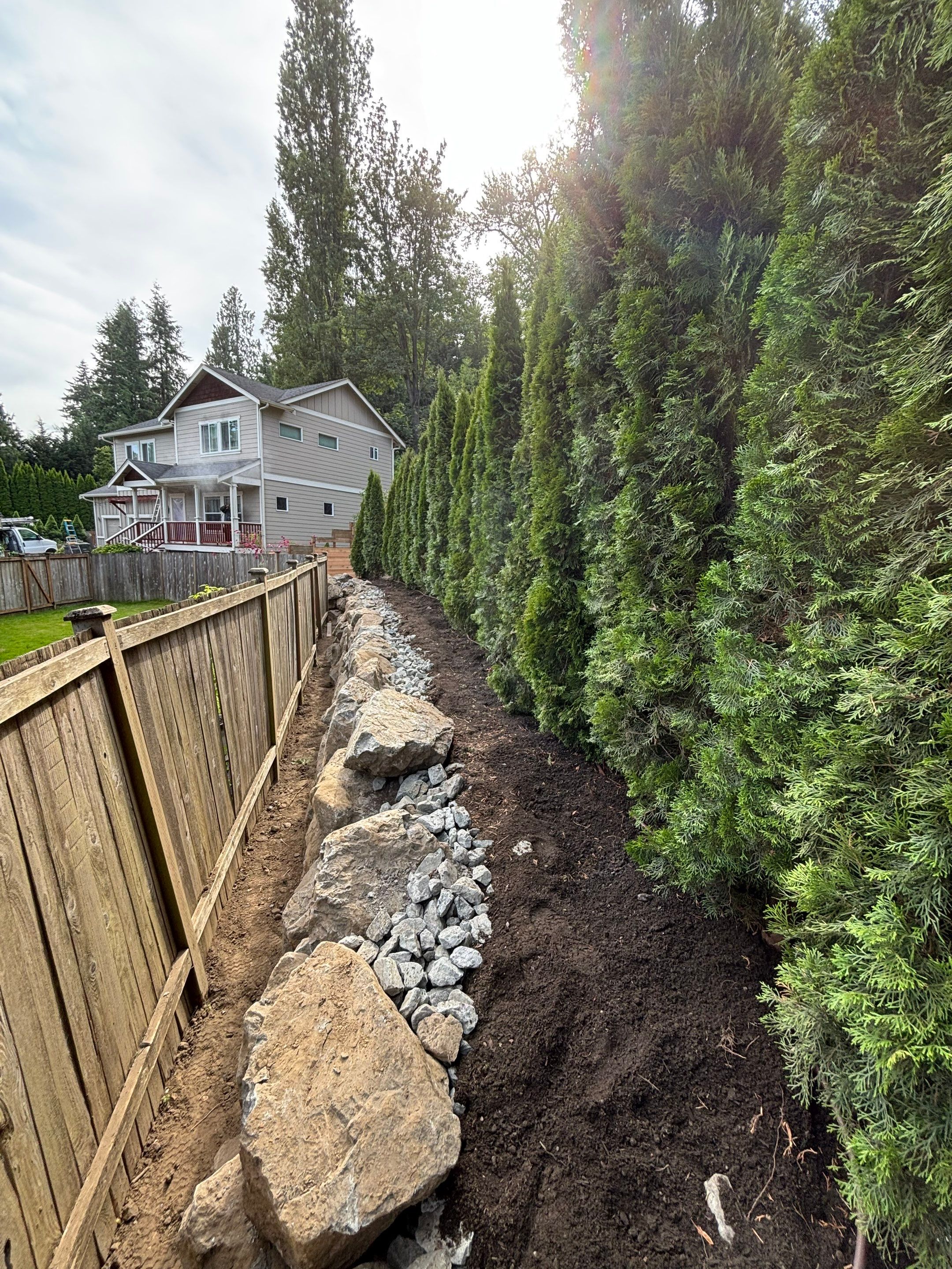 Maple Ave Renovation by Pacific Pine Landscape