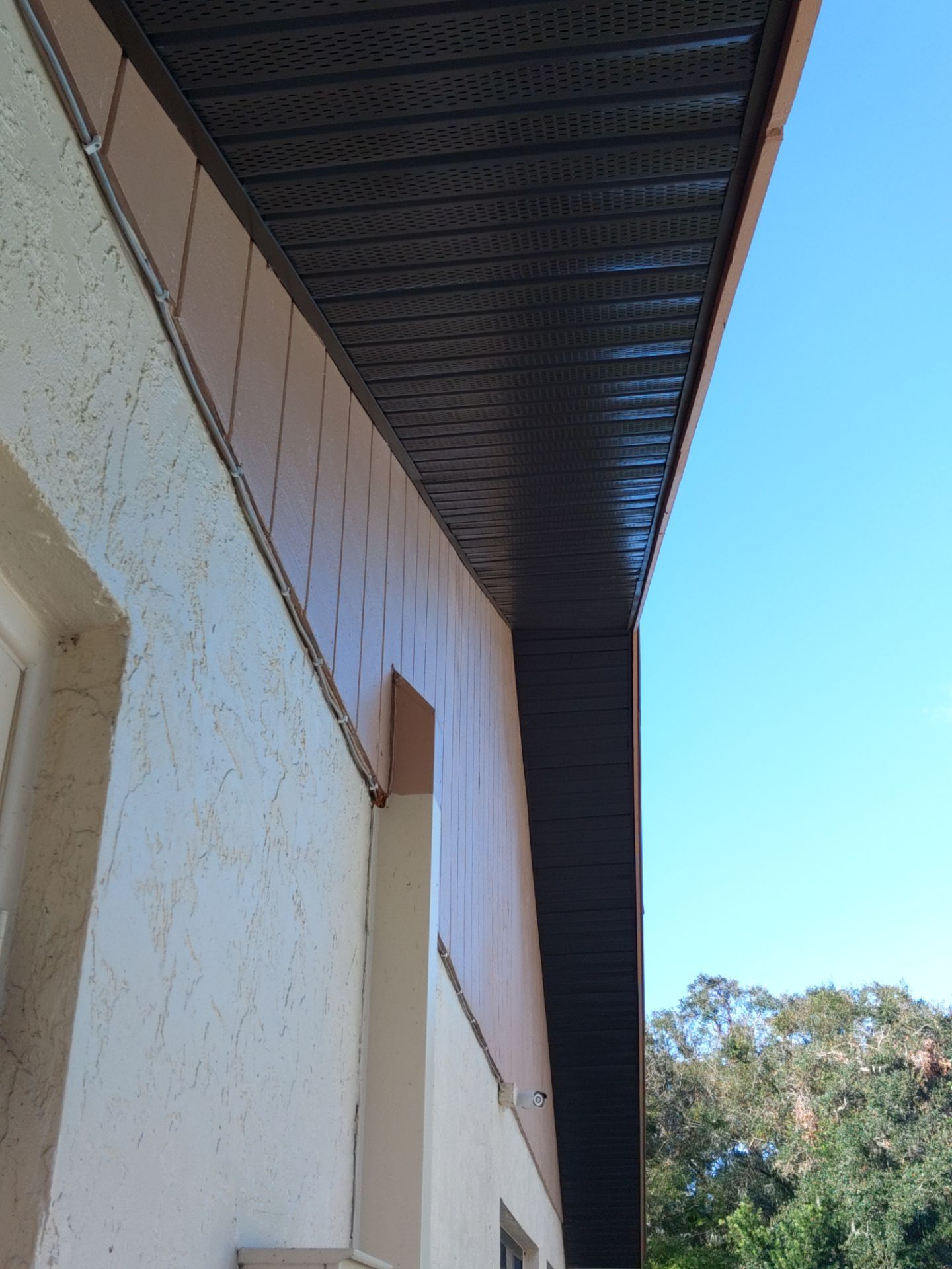 Bronze Soffit and Fascia in Sarasota FL by Gutter Professors