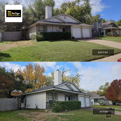 Residential Roofing Installation using Owens Corning Oakridge Onyx Black