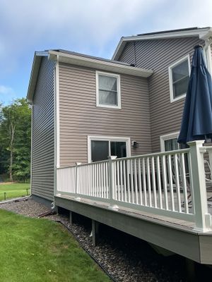 Window Cleaning in Andover, NJ — Gallo Bros job photo