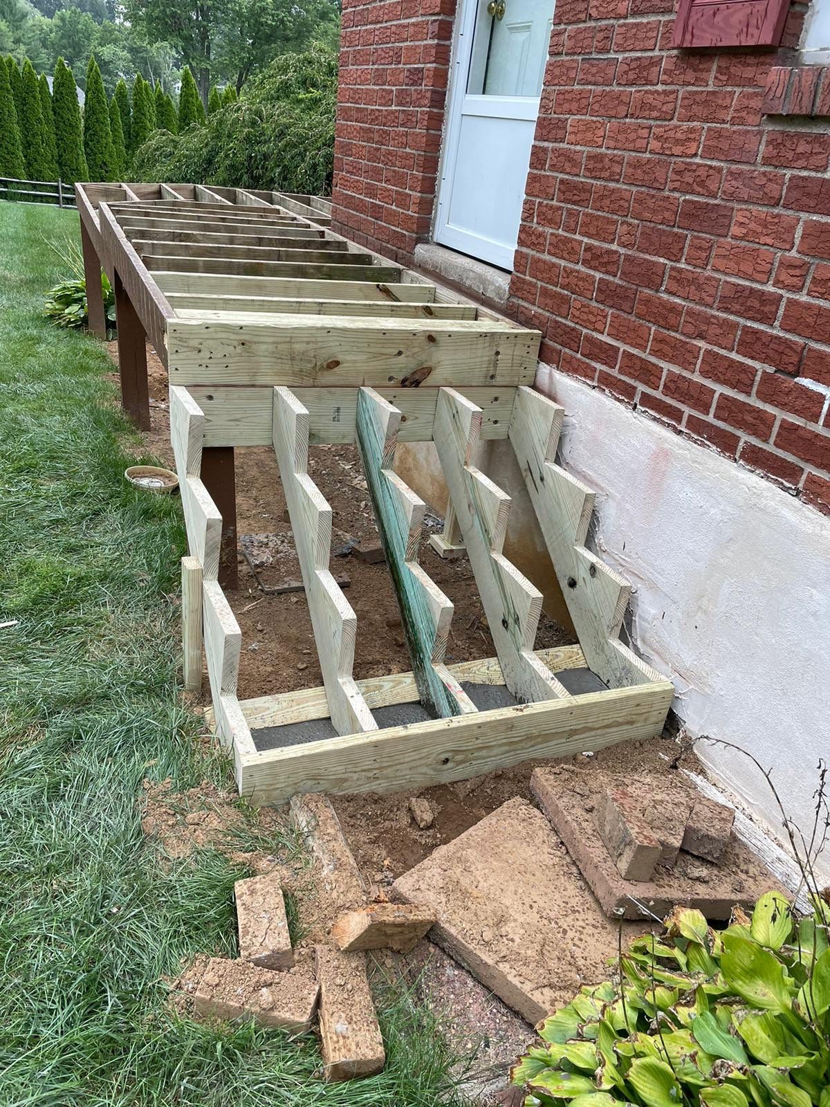 Deck Resurface using Deckorators Vista decking - color Dunnewood  by deck guardian