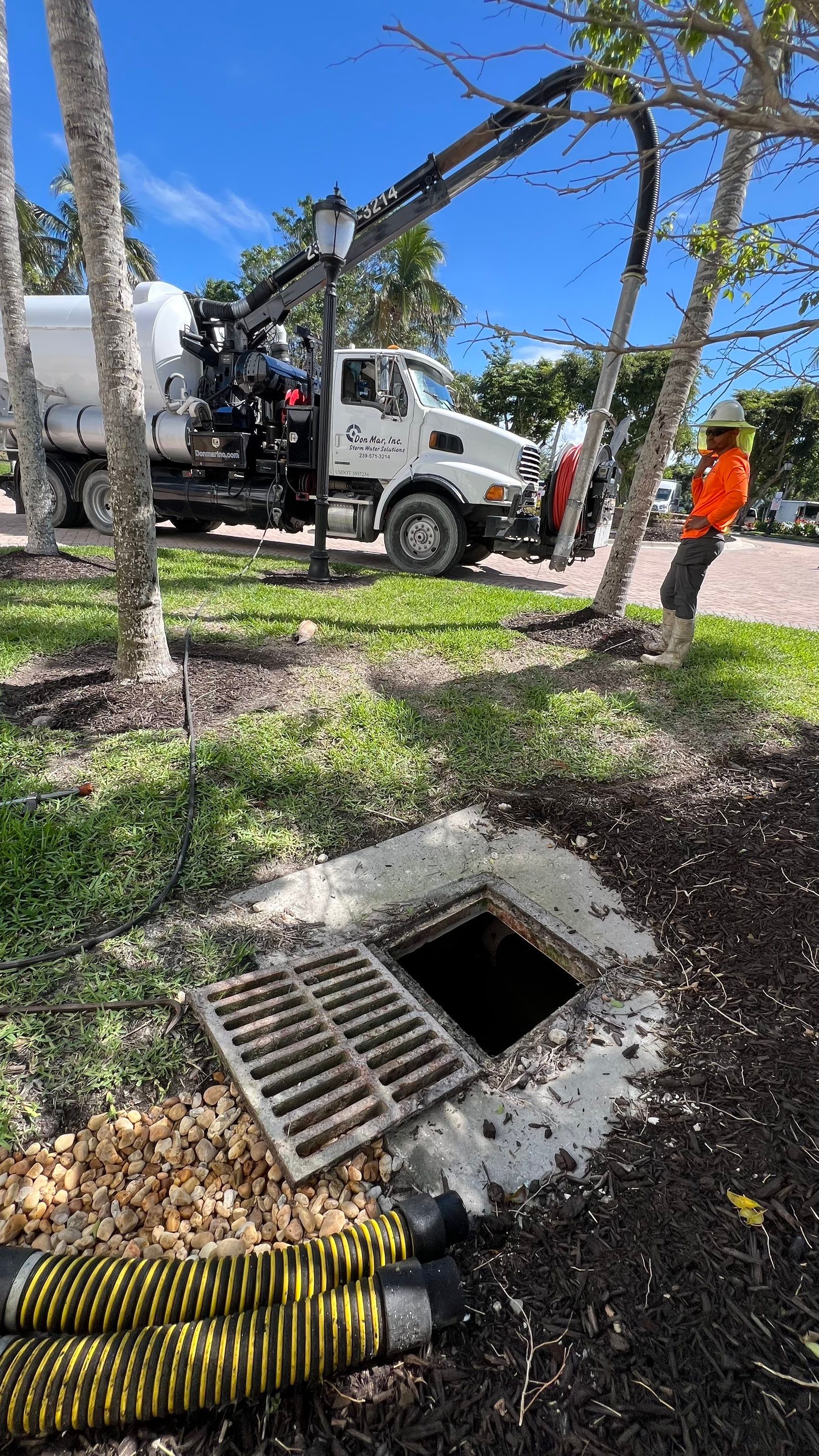 Condo Parking Garage Cleanup and Stormwater System Maintenance by APS Power & Water