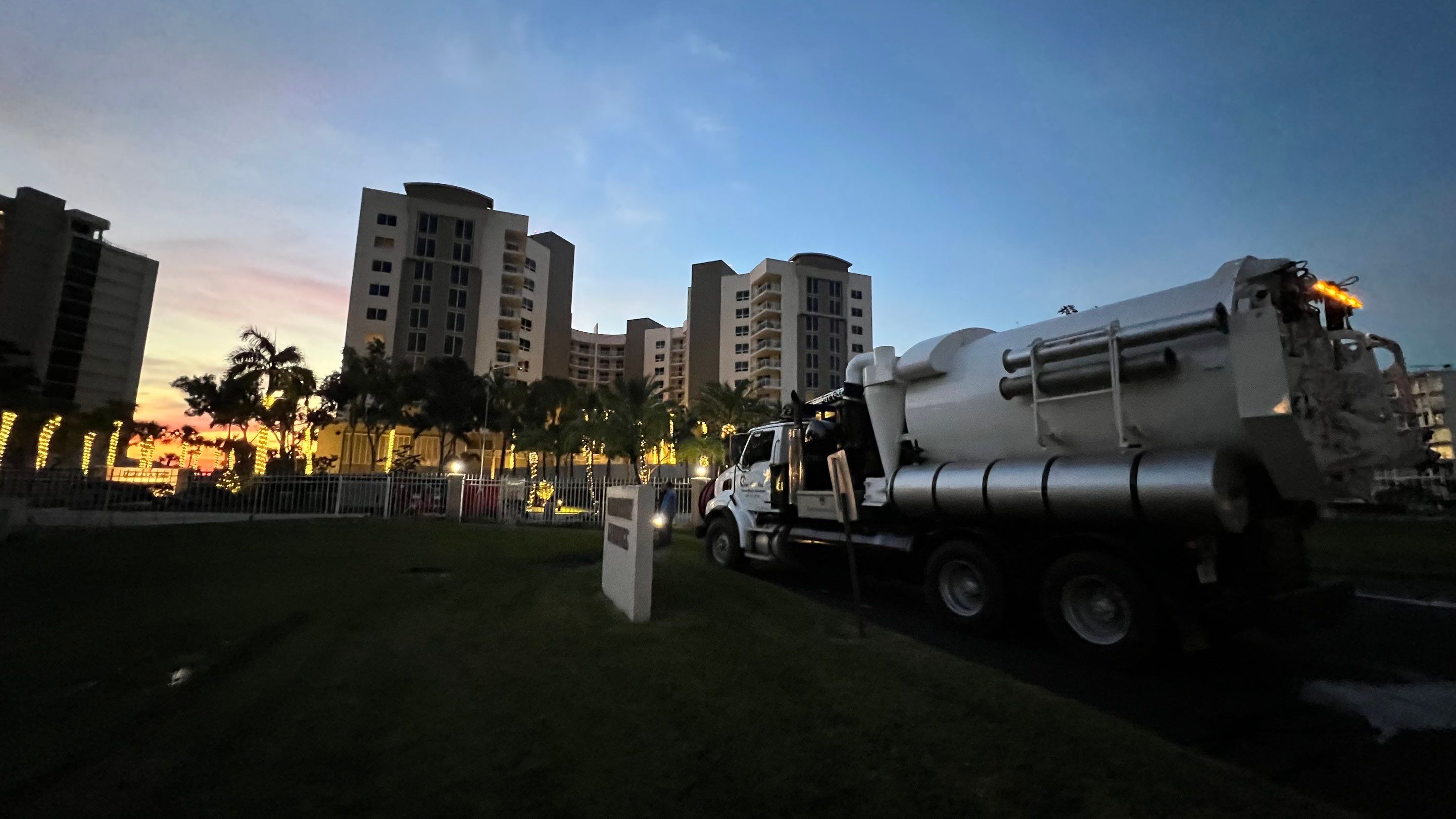 Condo Storm Water System Cleaning and Maintenance From Hurricane Ian by APS Power & Water