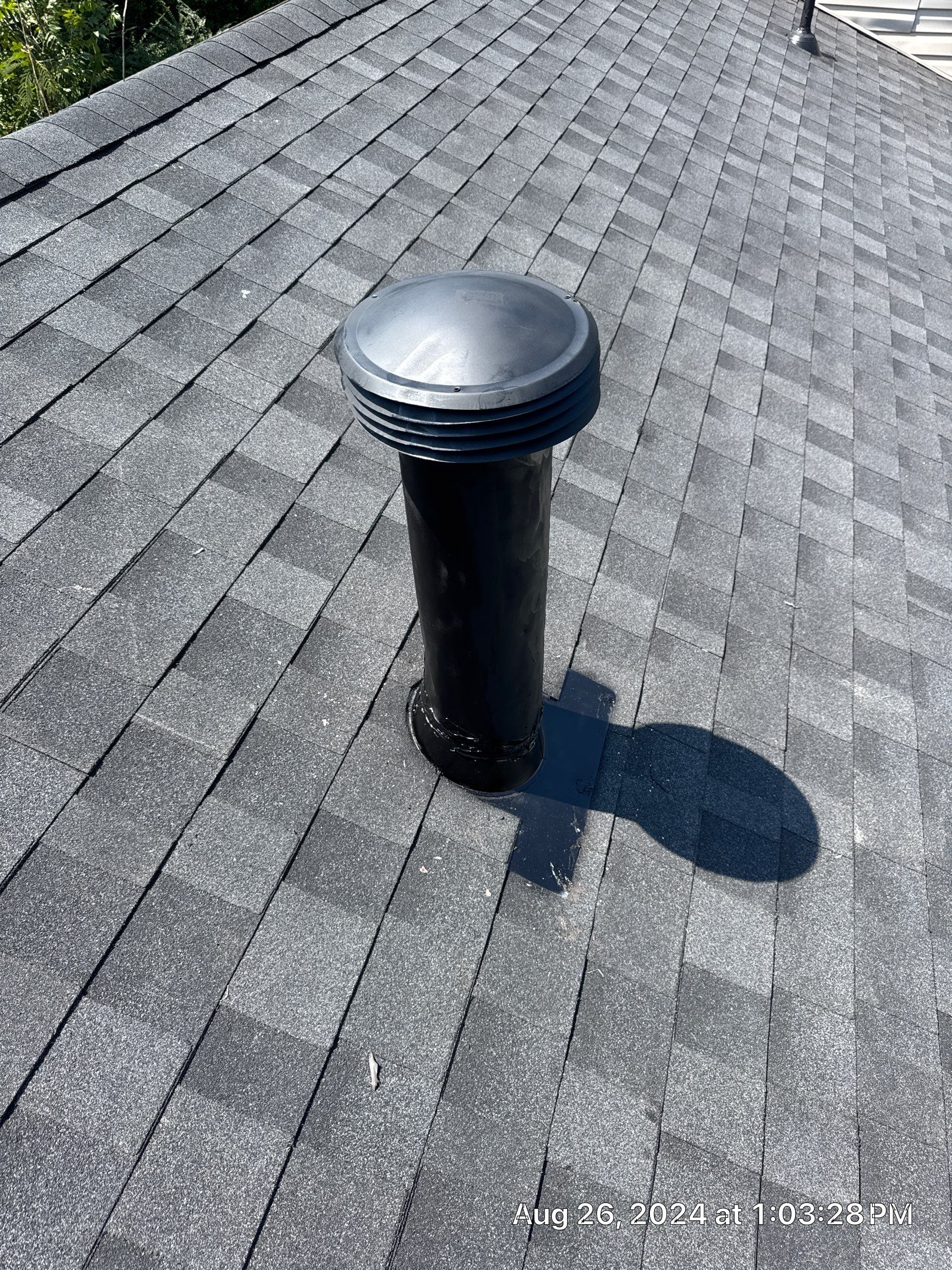 Reroof using IKO Granite Black by Castillo Roofing