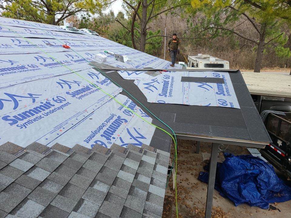 Residential Roofing Installation using ATLAS Pinnacle Pristine Shingles by Harvey Roofing & Construction