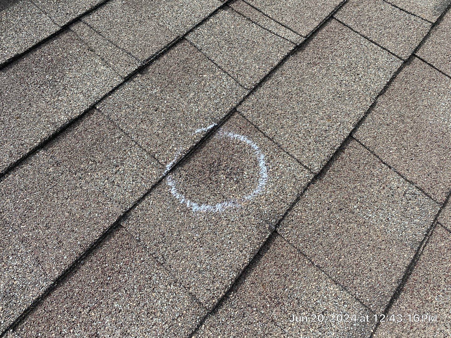 Hail Roof inspection in Jenks by Decor Roofing & Restoration
