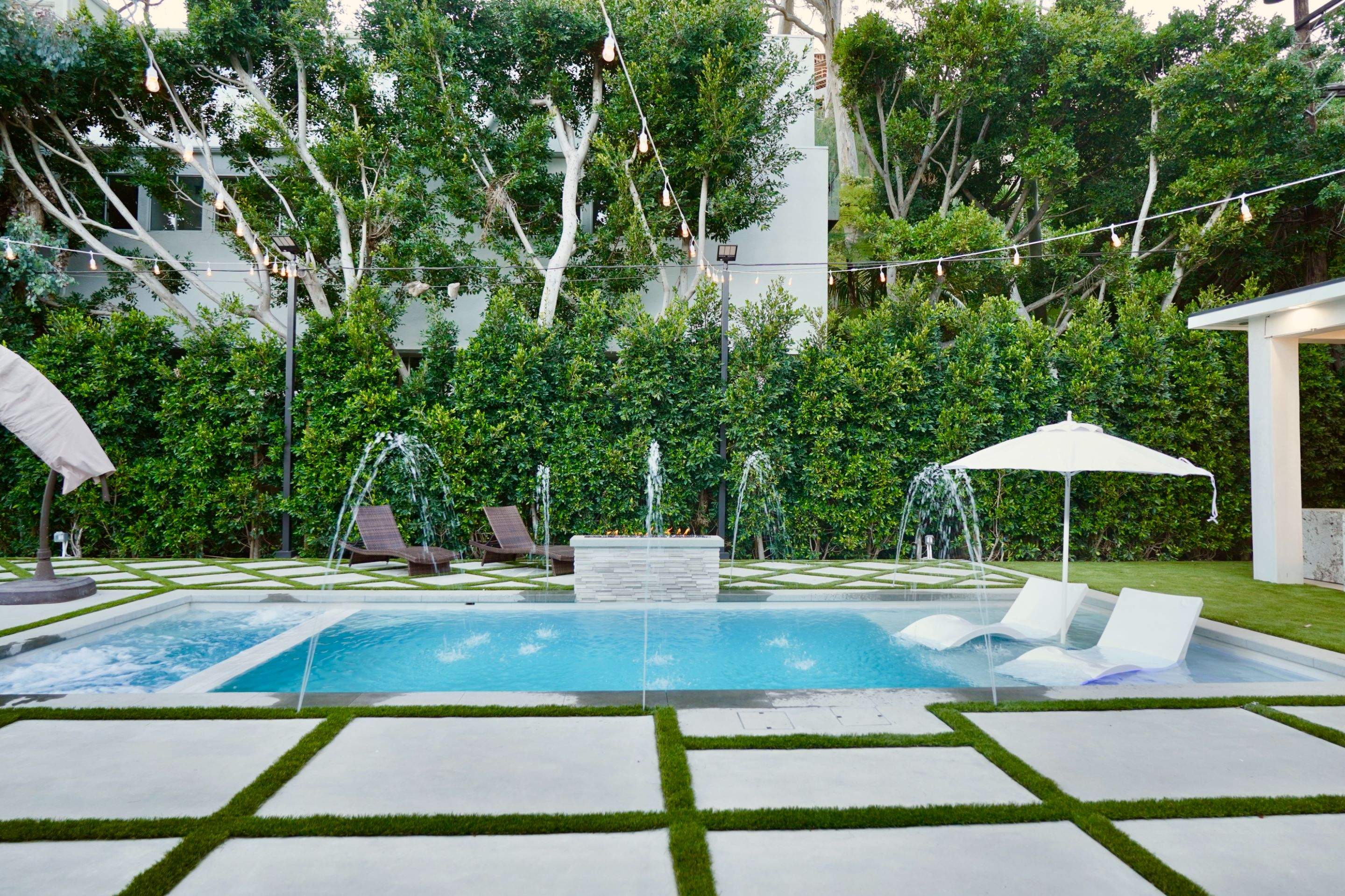 Complete Pool & Backyard Transformation, Pergola, Firepit, Deckwork by Lax Home Inc 