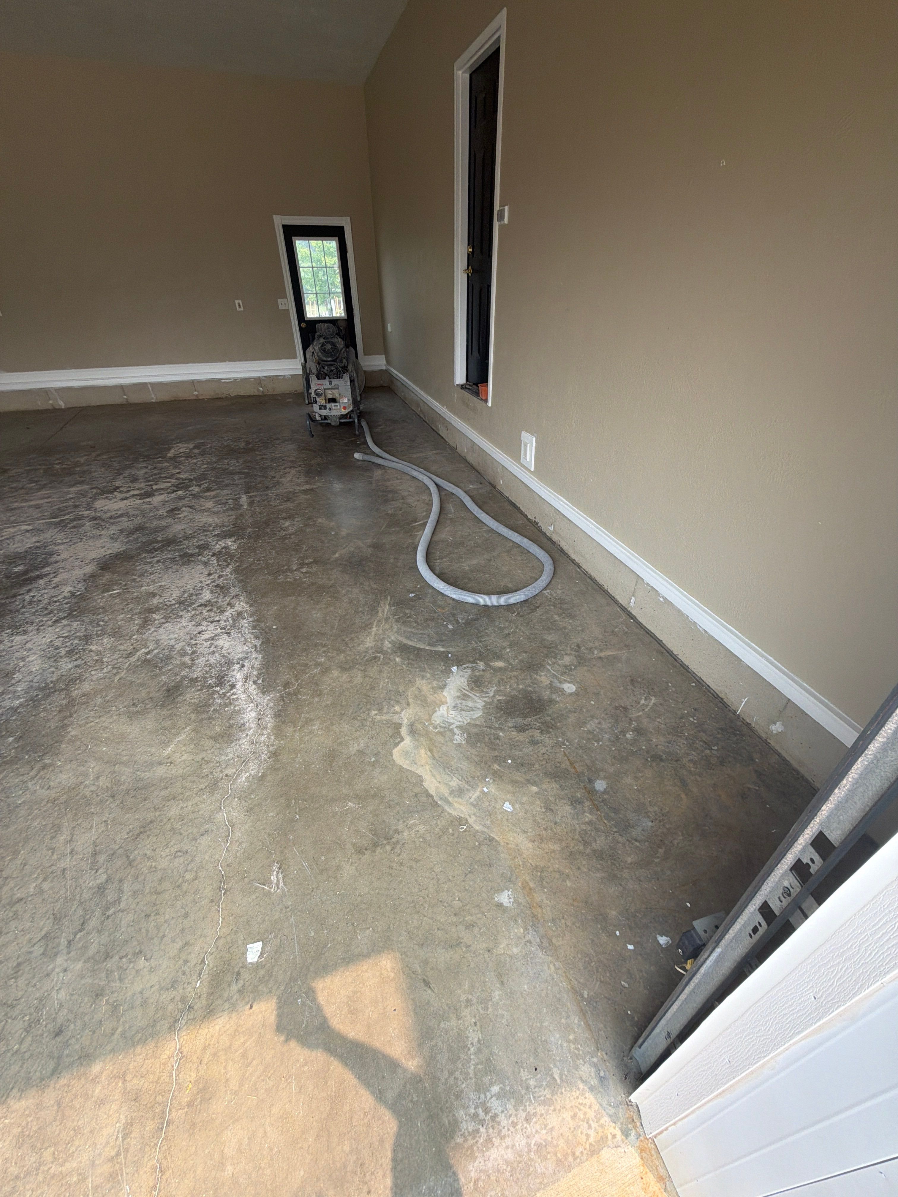 Project in Portland, Michigan by Freedom Concrete Coatings. 