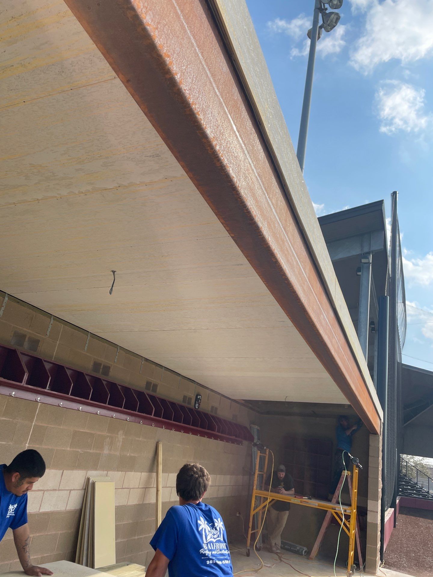Wildcat Dugout  by Bayfront Roofing and Construction