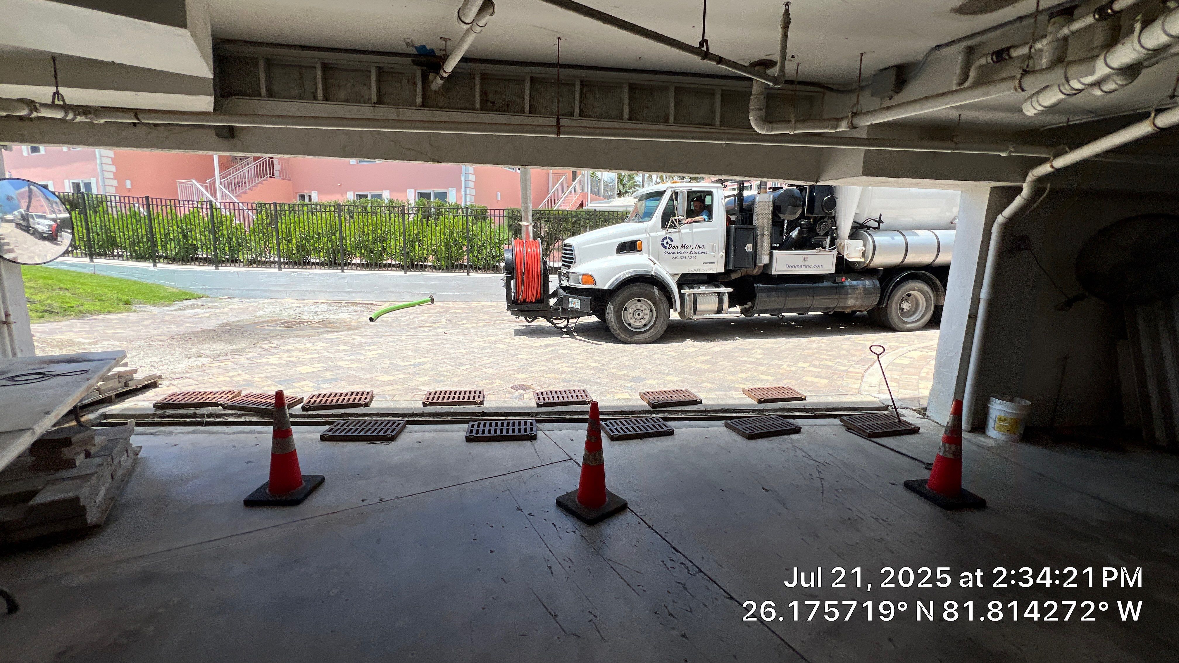 Naples Condo Complex Stormwater System Maintenance and Hurricane Cleanup by APS Power & Water